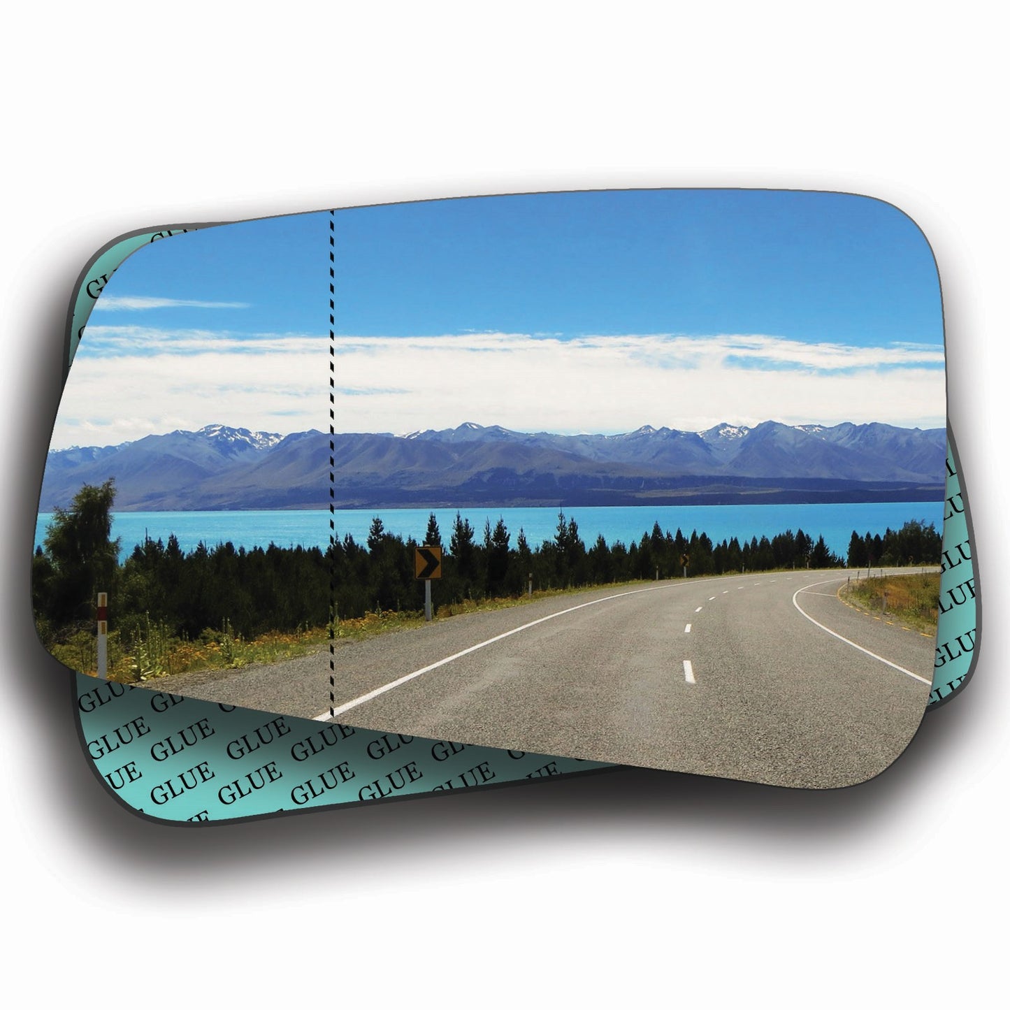 AGCP Spiegelglas für Mitsubishi Diamante 1996 - 2005