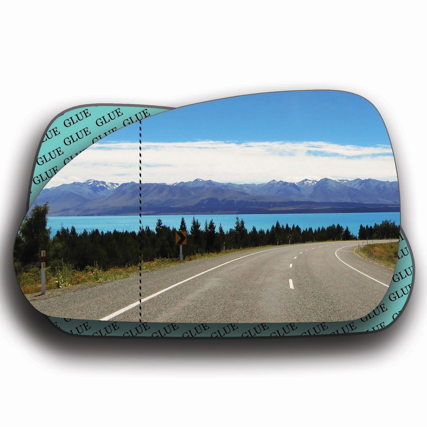 AGCP Spiegelglas für Mitsubishi Eclipse 2005 - 2012