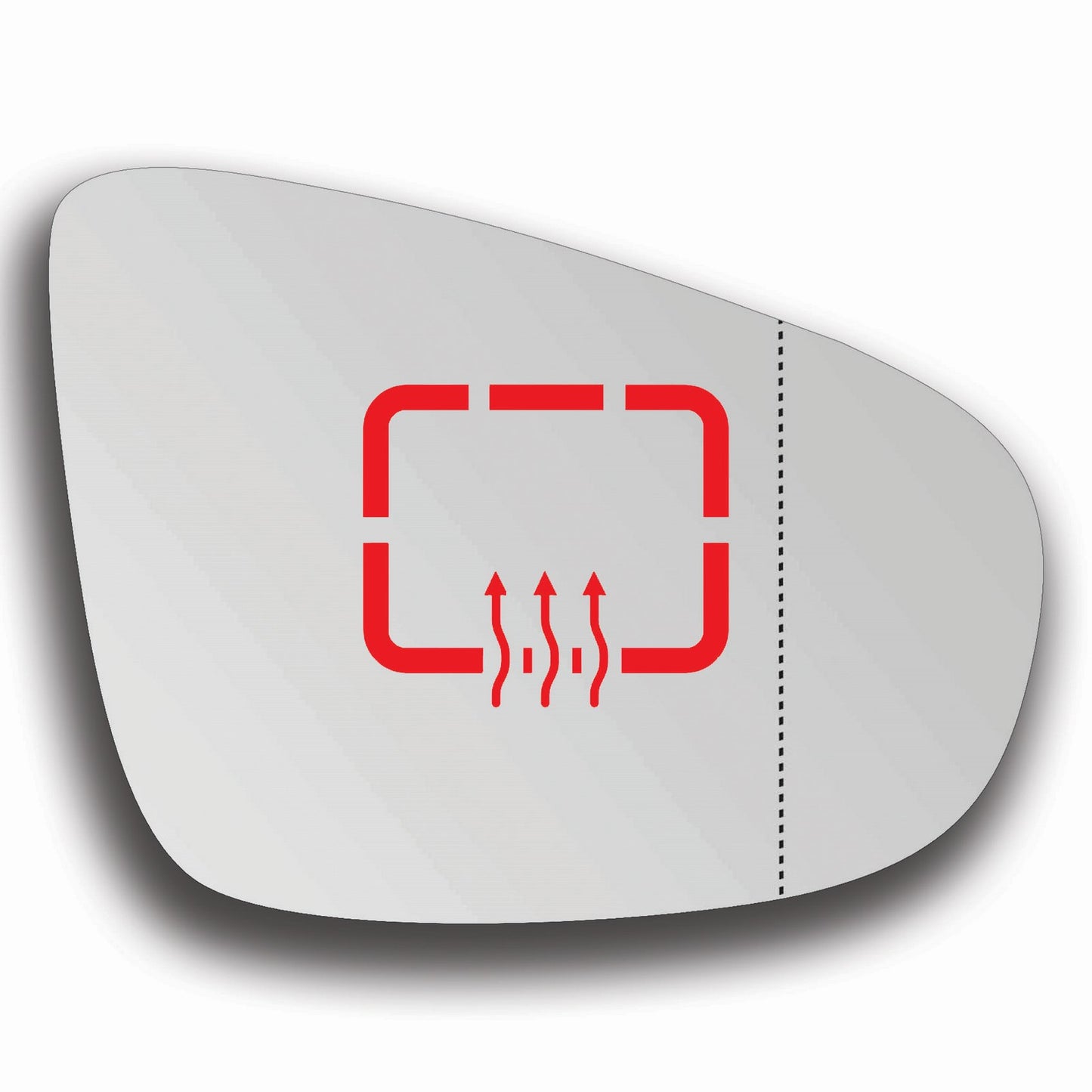 AGCP Spiegelglas Beheizt für Volkswagen Golf 6 2011 - 2014