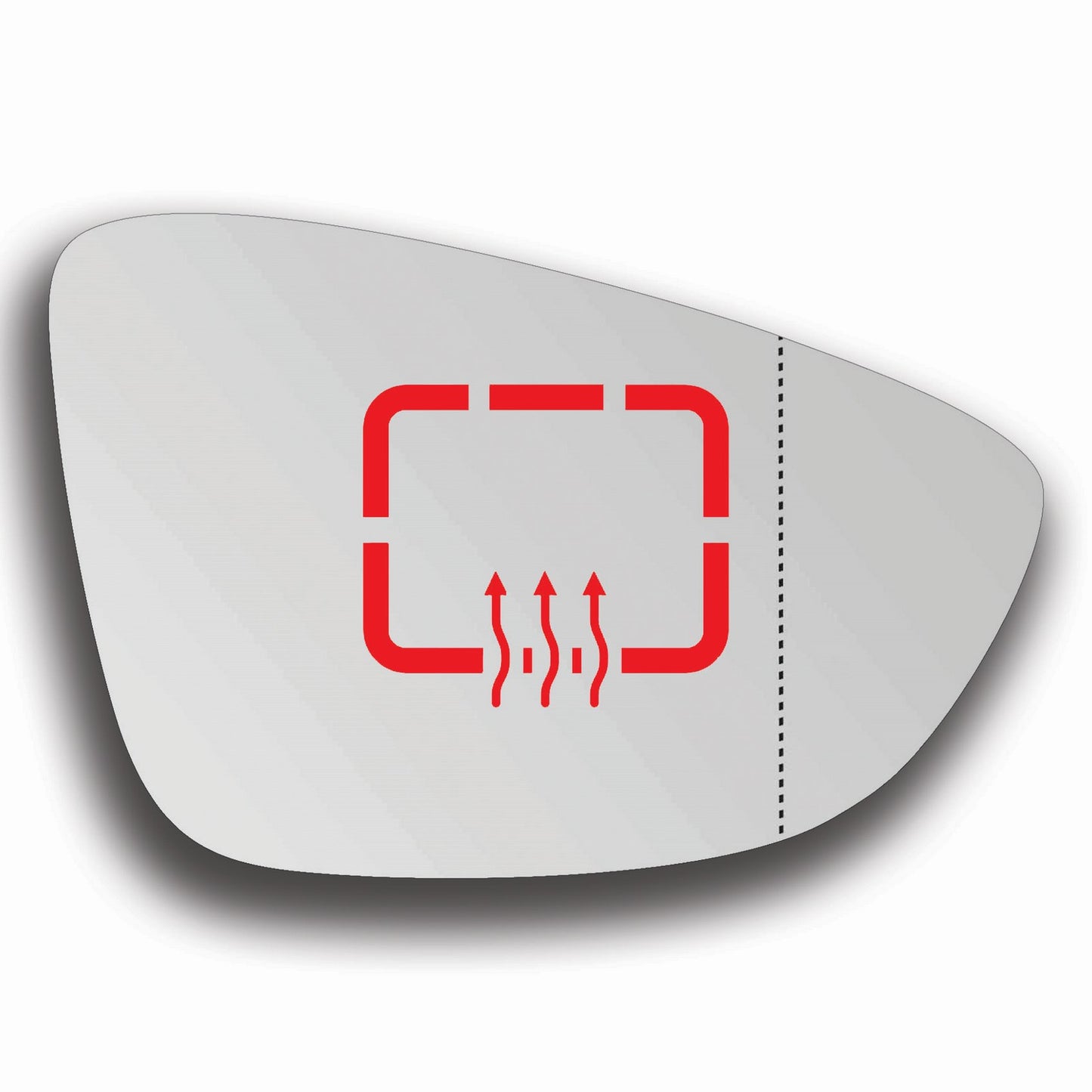 AGCP Spiegelglas Beheizt für Volkswagen CC 2008 - 2017