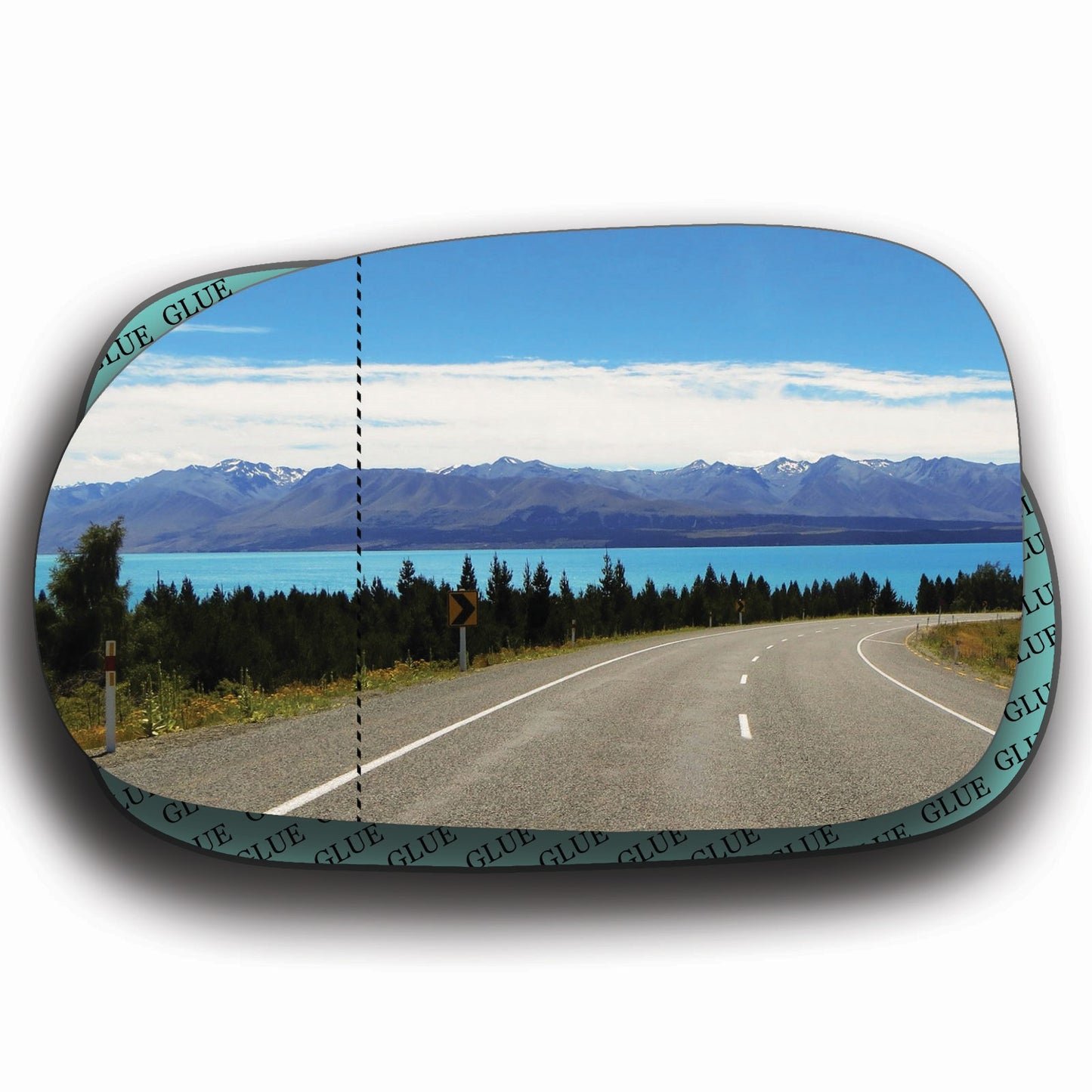 AGCP Spiegelglas für SsangYong Rodius 2004 - 2012