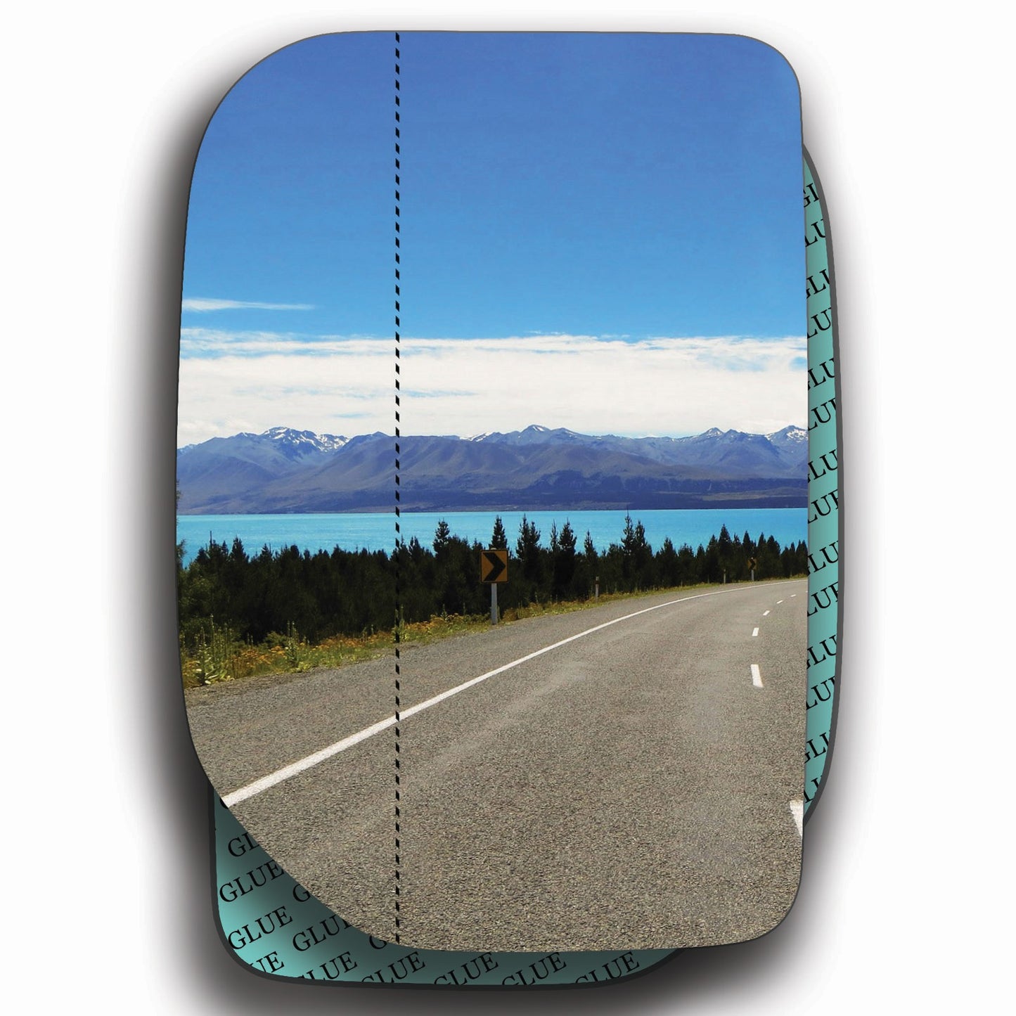 AGCP Spiegelglas für Toyota FJ Cruiser 2007 - 2014