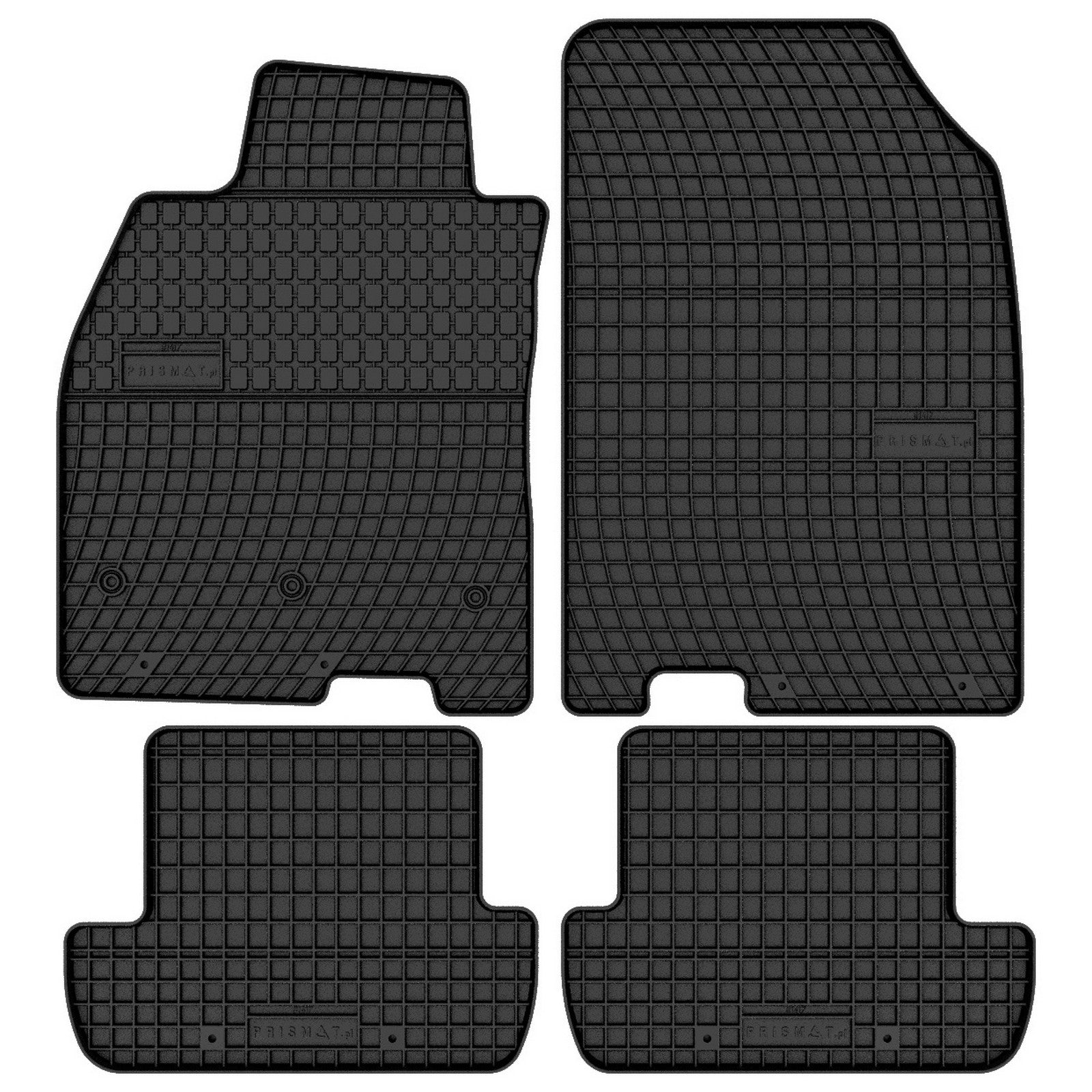 FP-1417-4-Prismat-Passform-Gummi-Fußmatten-Set-Renault-Megane-3-2008-2016