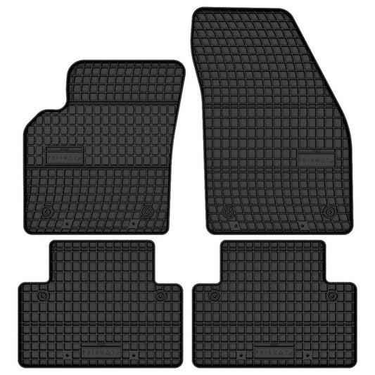 FP-1422-4-Prismat-Passform-Gummi-Fußmatten-Set-Volvo-V50-2004-2012