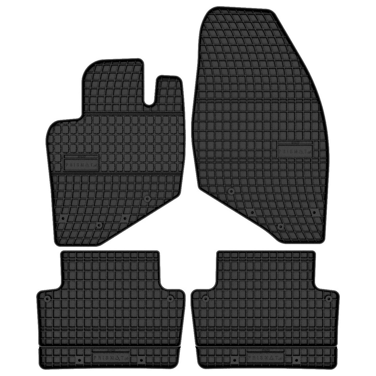 FP-1429-4-Prismat-Passform-Gummi-Fußmatten-Set-Volvo-S80-1998-2006