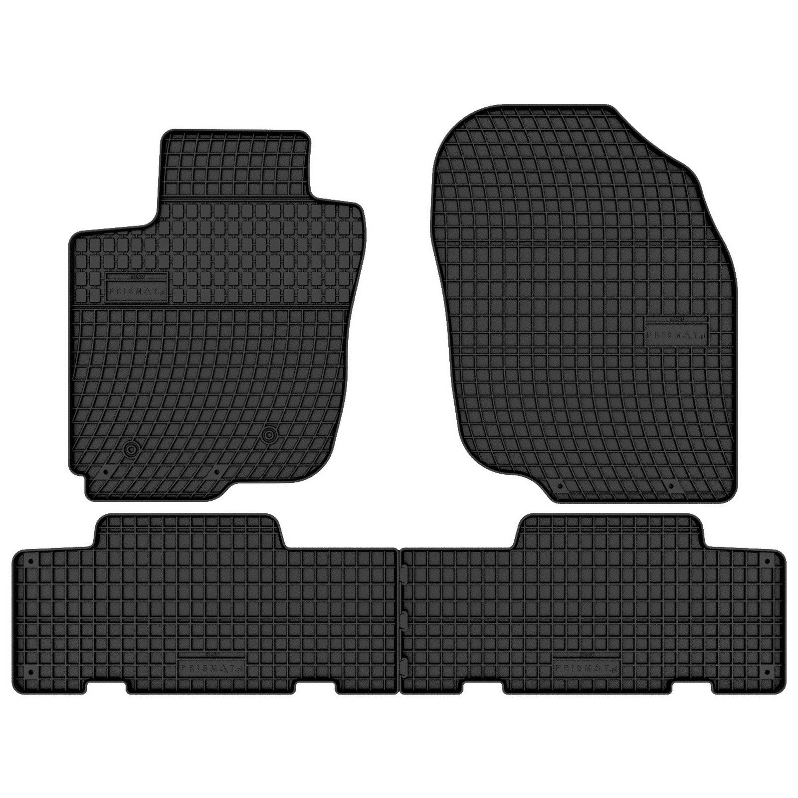 FP-1430-4-Prismat-Passform-Gummi-Fußmatten-Set-Toyota-RAV4-2005-2013