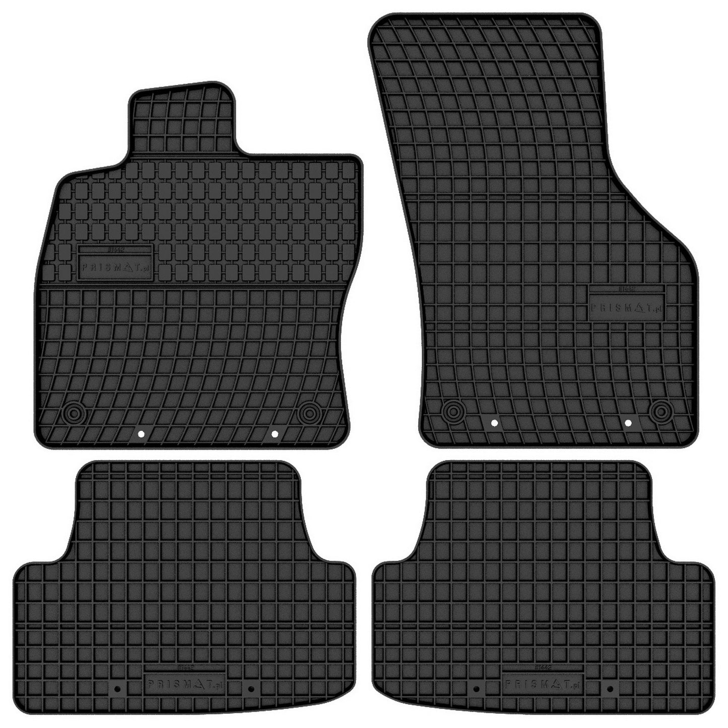 FP-1442-4-Prismat-Passform-Gummi-Fußmatten-Set-Cupra-Ateca-2018-2025
