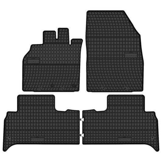 FP-1500-4-Prismat-Passform-Gummi-Fußmatten-Set-Renault-Scenic-2-2003-2009
