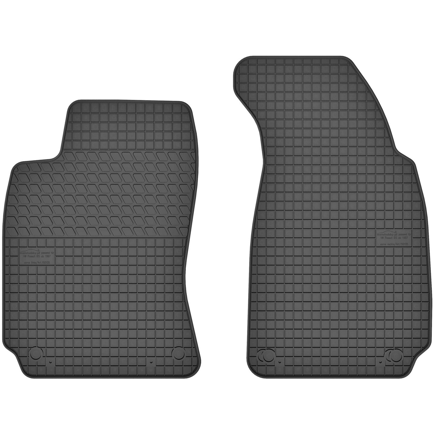 Motohobby Passform Gummi Fußmatten Set für Volkswagen Passat B5 1996 - 2005