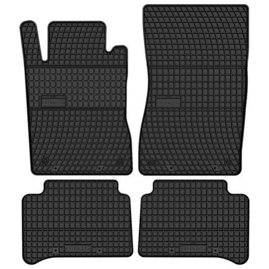 FP-1507-4-Prismat-Passform-Gummi-Fußmatten-Set-Mercedes-CLS-W219-2004-2010
