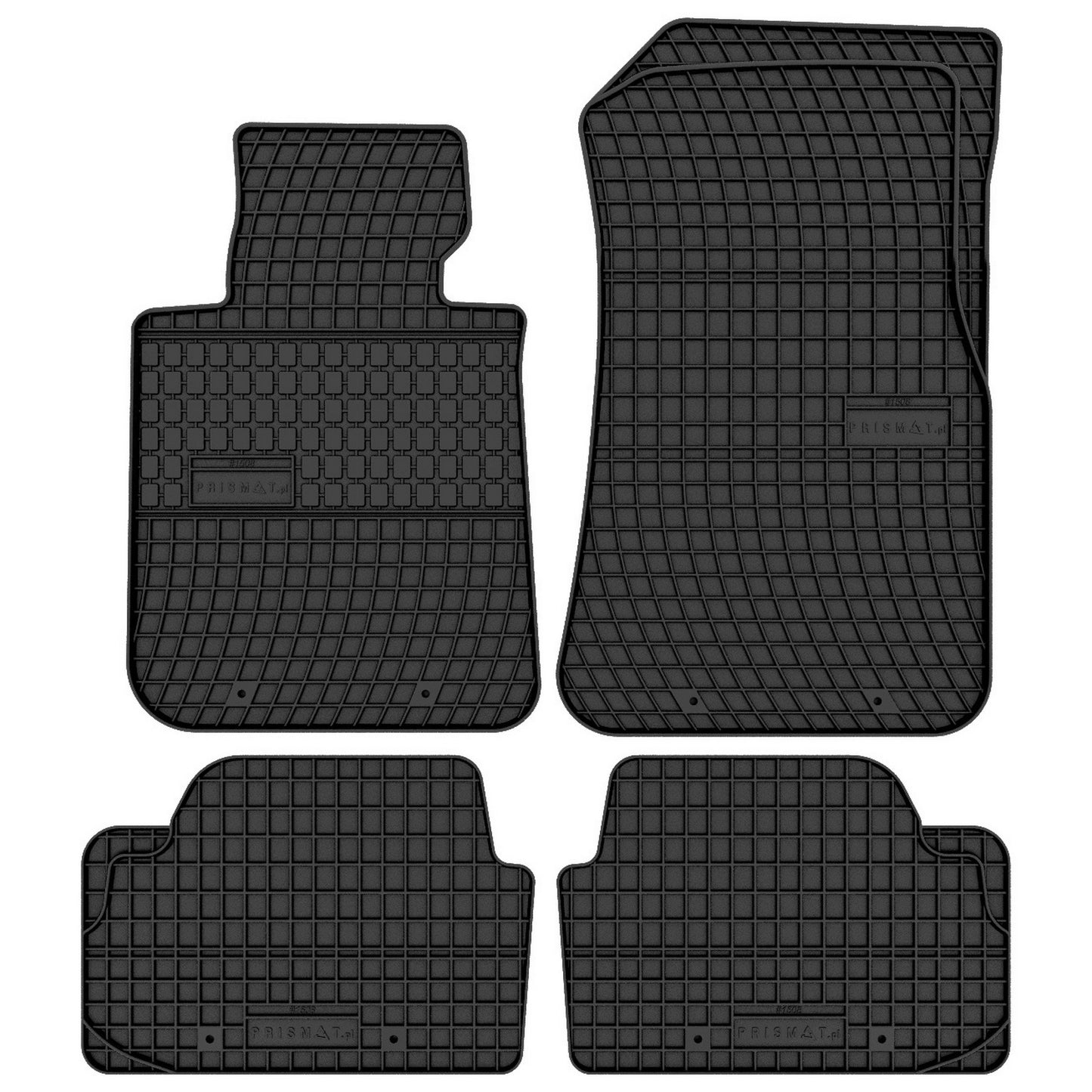 FP-1508-4-Prismat-Passform-Gummi-Fußmatten-Set-BMW-1er-2004-2013