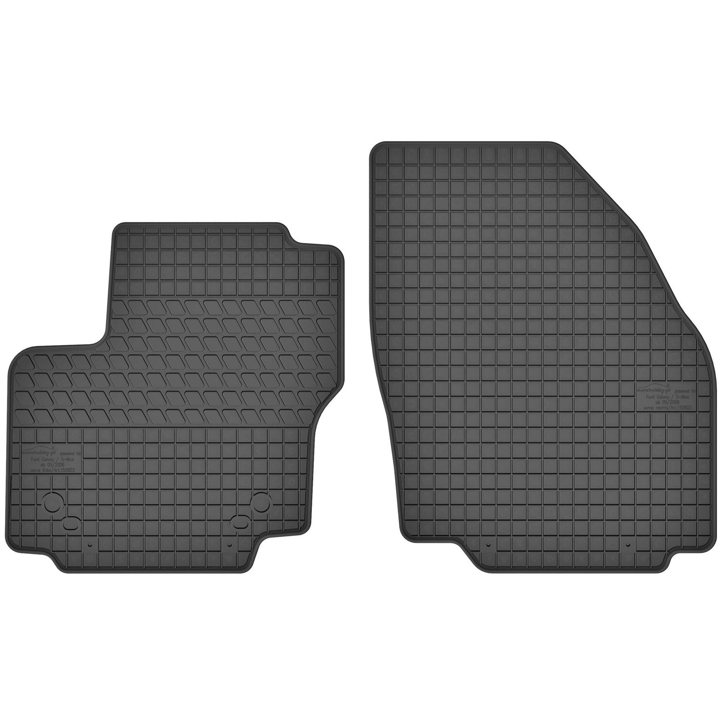 Motohobby Passform Gummi Fußmatten Set für Ford S-Max 2006 - 2014