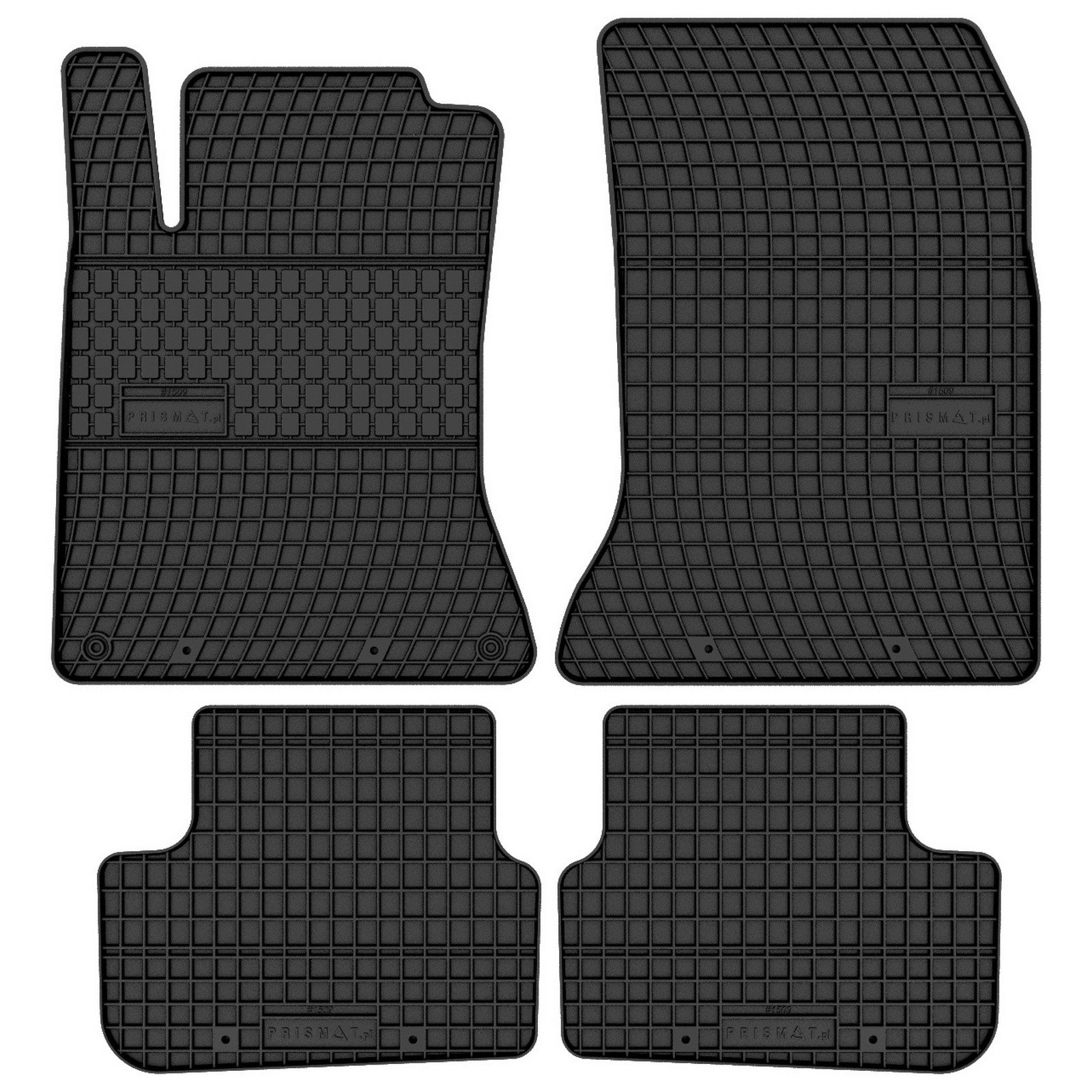 FP-1509-4-Prismat-Passform-Gummi-Fußmatten-Set-Mercedes-GLA-X156-2014-2020
