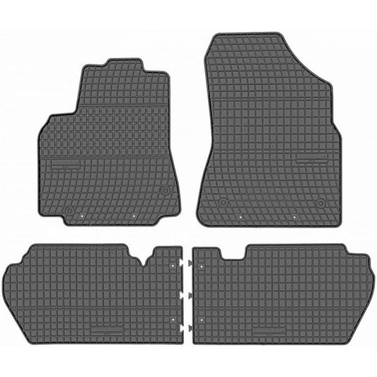 FP-1514-4-Prismat-Passform-Gummi-Fußmatten-Set-Citroen-Berlingo-2-2008-2018