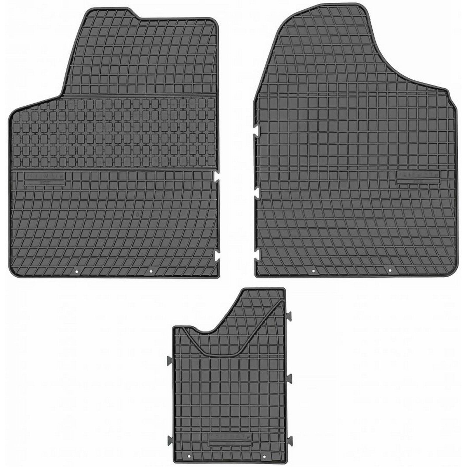 FP-1515-3-Prismat-Passform-Gummi-Fußmatten-Set-Citroen-Jumpy-2-2007-2016