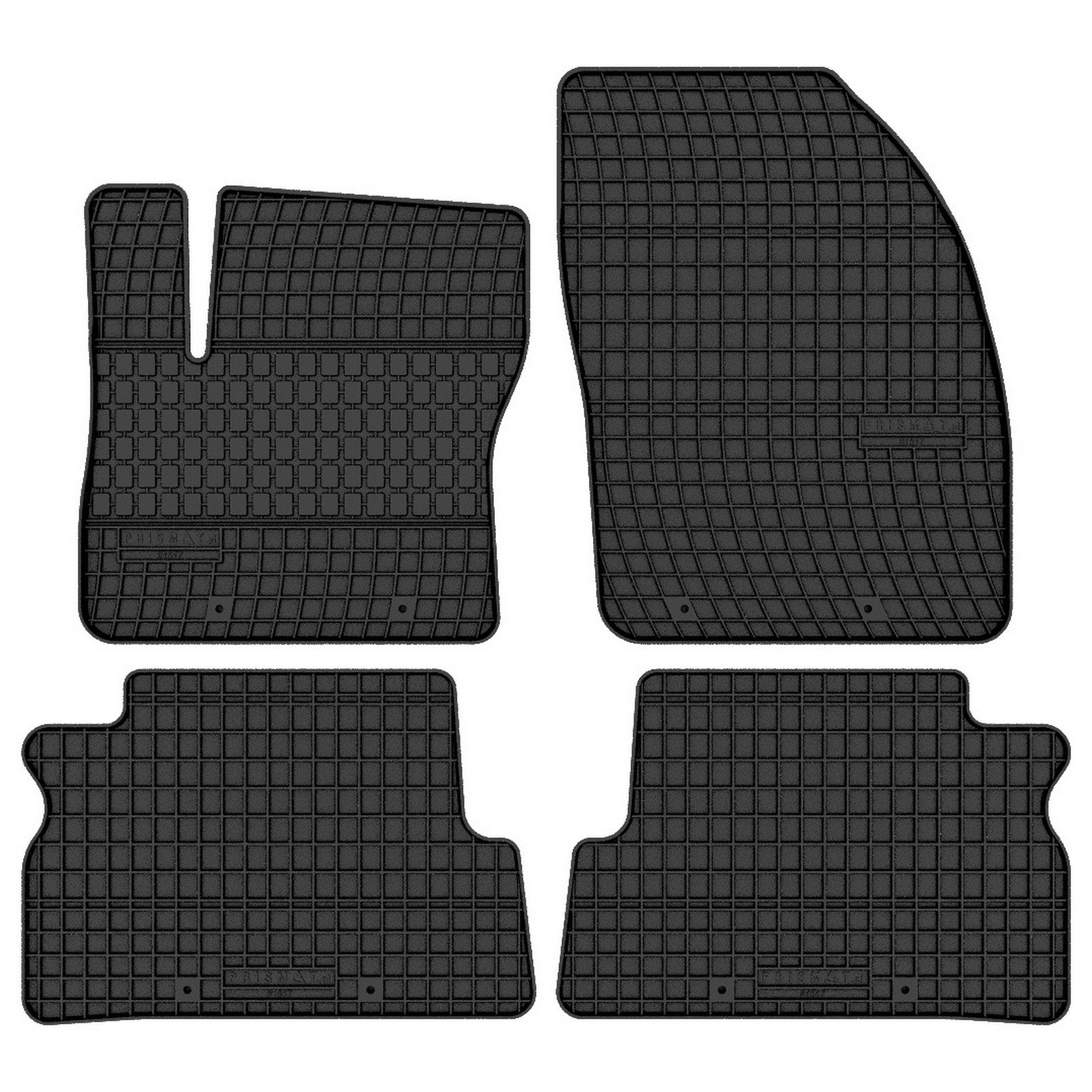 FP-1517-4-Prismat-Passform-Gummi-Fußmatten-Set-Ford-C-Max-2003-2010