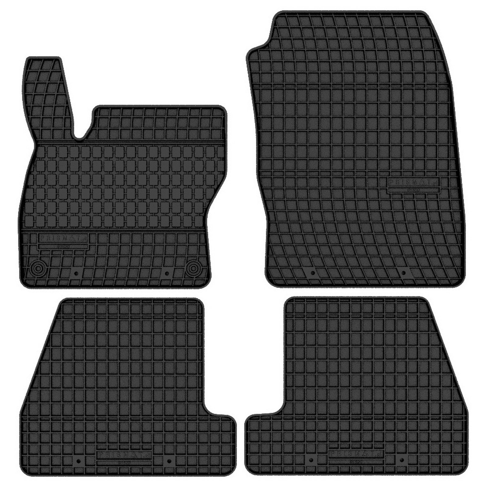 FP-1520-4-Prismat-Passform-Gummi-Fußmatten-Set-Ford-Focus-3-2010-2018