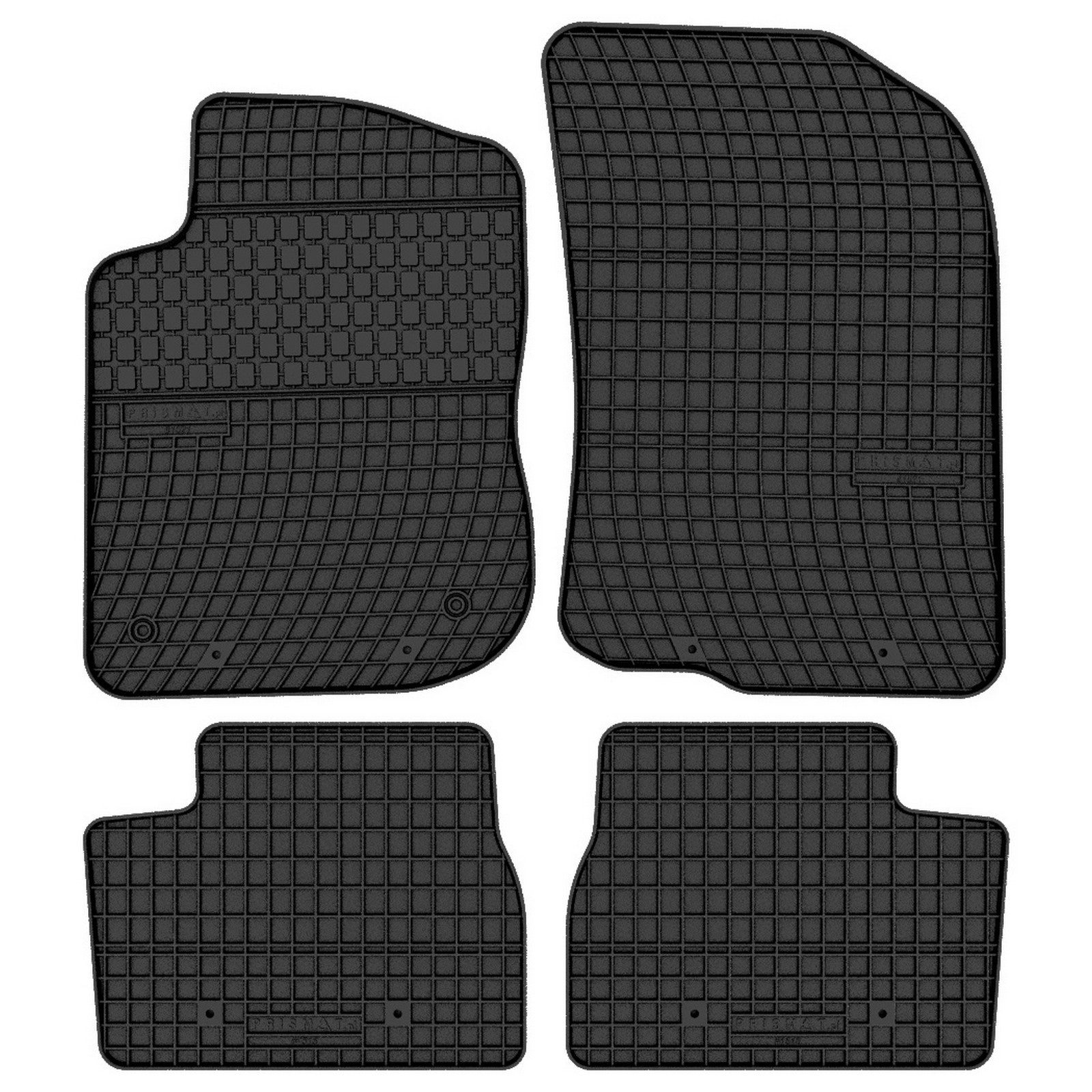 FP-1521-4-Prismat-Passform-Gummi-Fußmatten-Set-Peugeot-2008-2012-2019