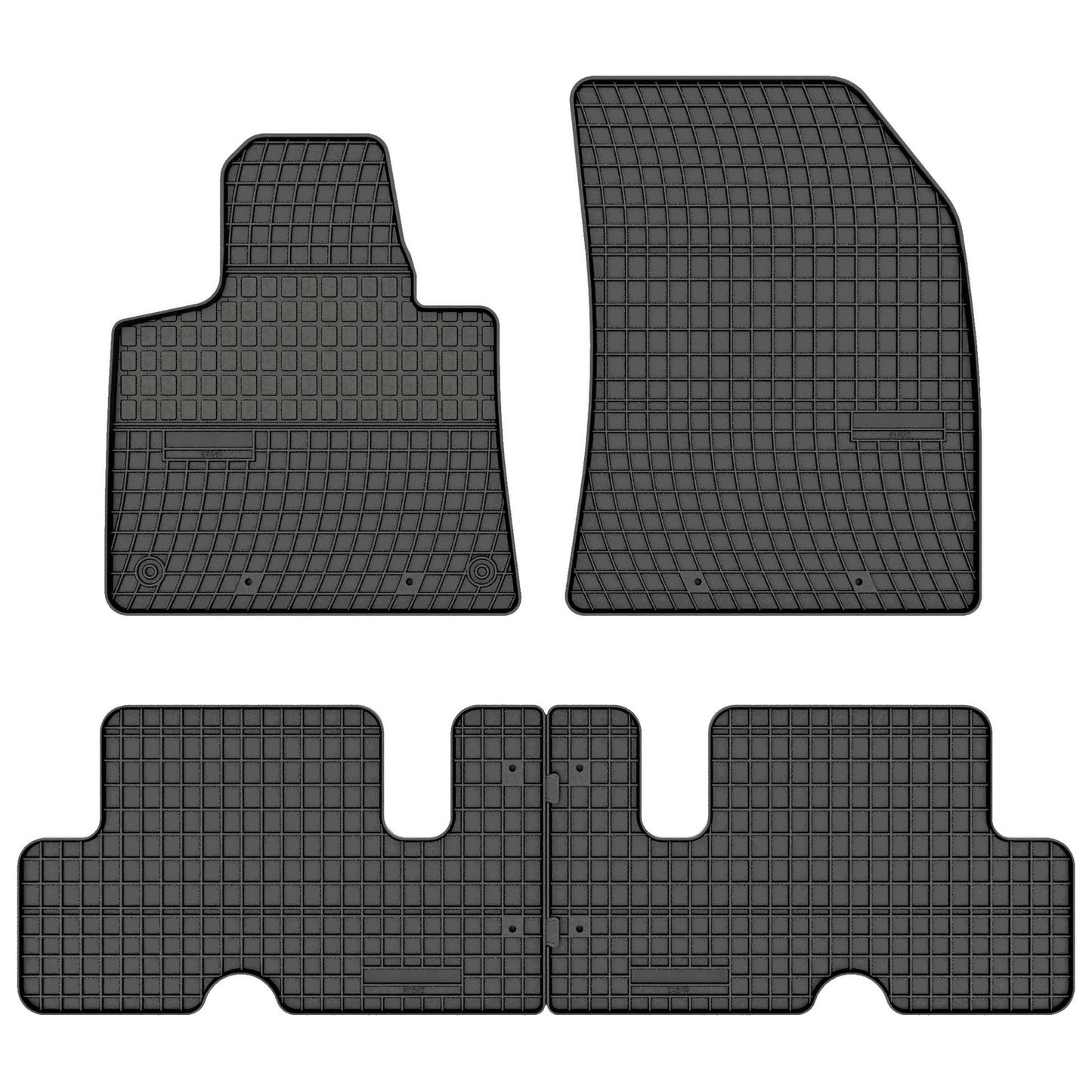 FP-1542-4-Prismat-Passform-Gummi-Fußmatten-Set-Citroen-C4-Spacetourer-2013-2018