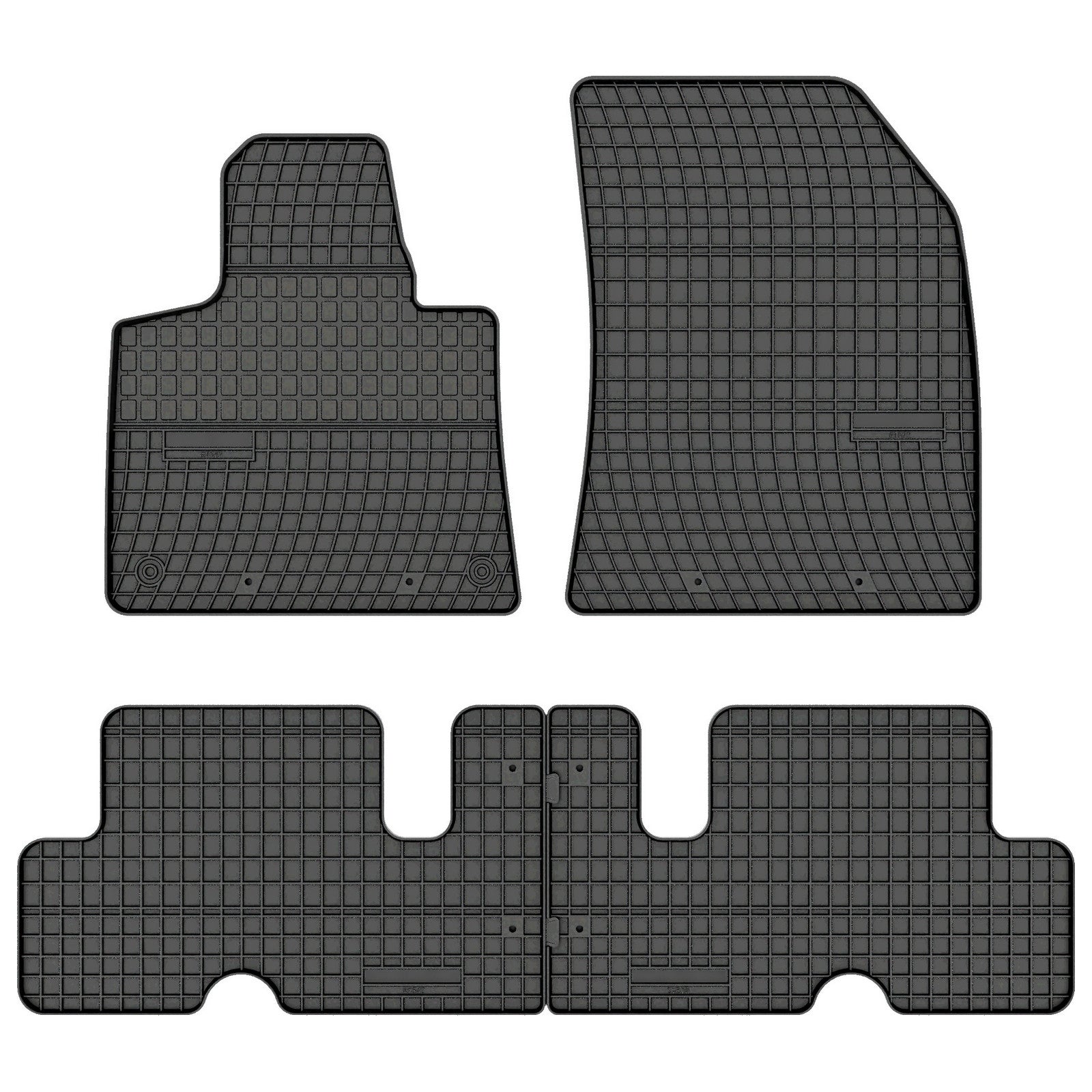 FP-1542-4-Prismat-Passform-Gummi-Fußmatten-Set-Citroen-C4-Spacetourer-2013-2018