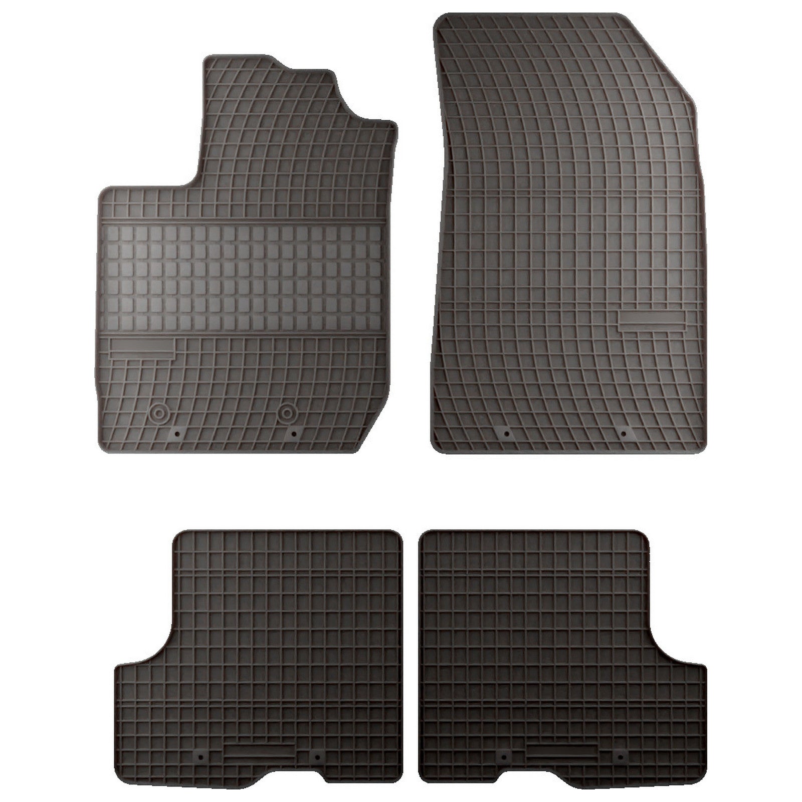 FP-1550-4-Prismat-Passform-Gummi-Fußmatten-Set-Renault-Duster-2017-2024