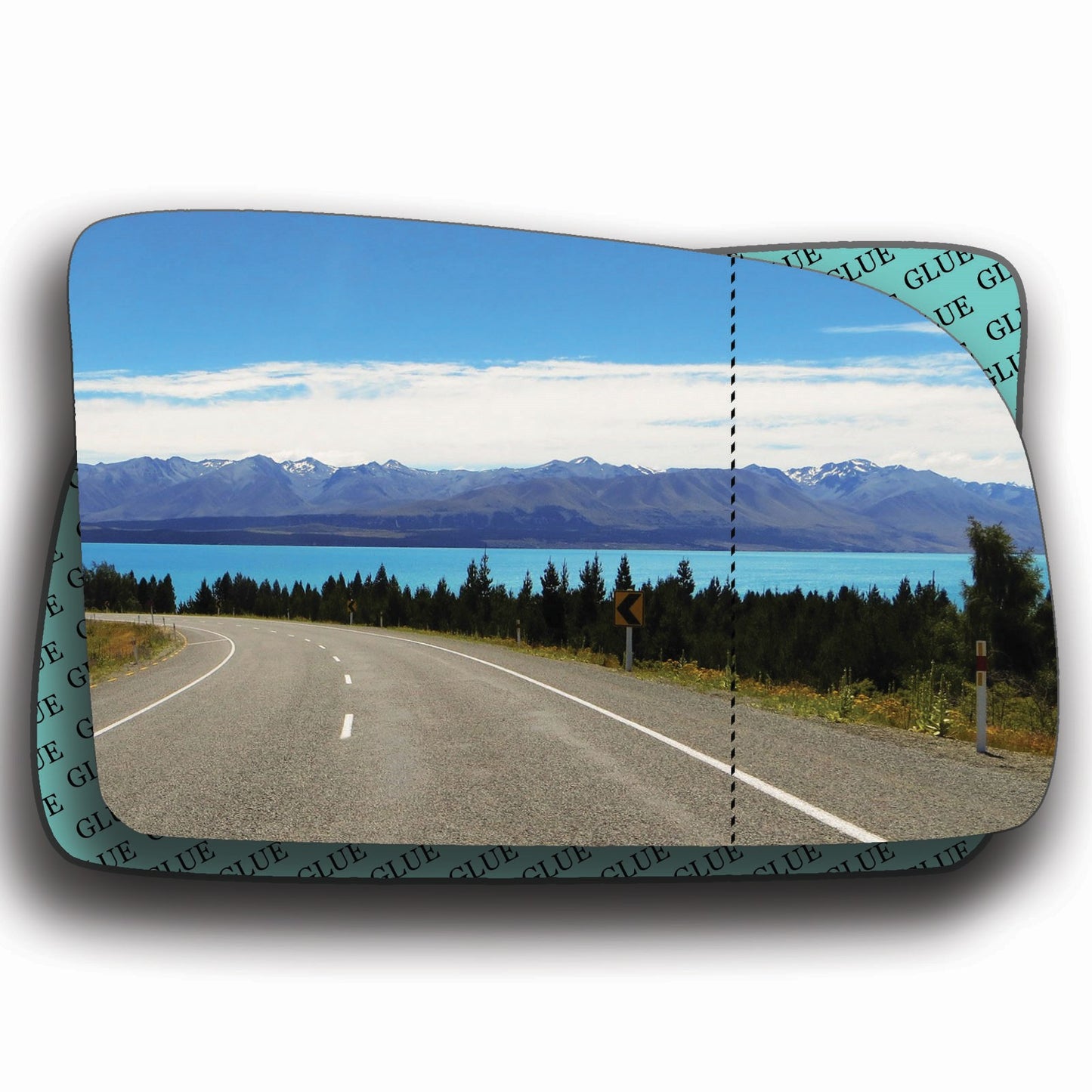 AGCP Spiegelglas für Hyundai Lantra 1990 - 1995