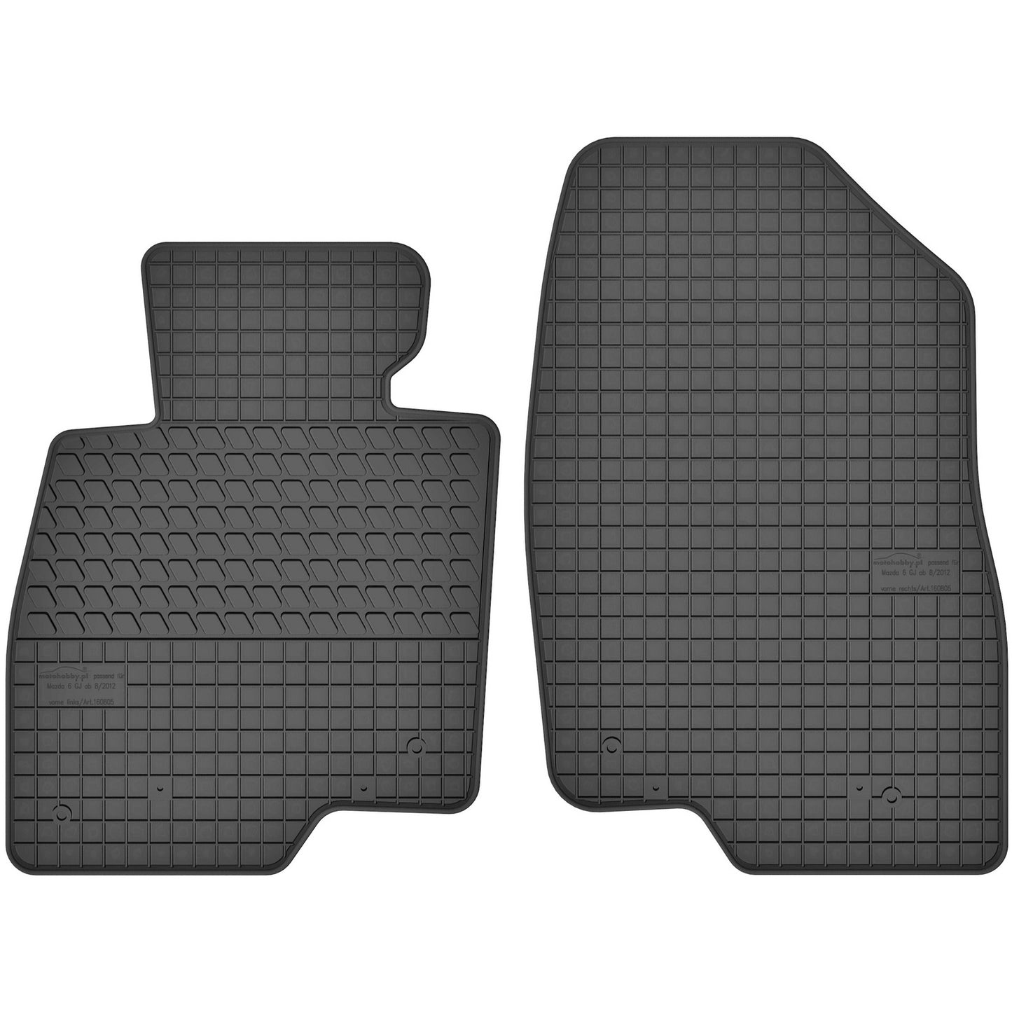 Motohobby Passform Gummi Fußmatten Set für Mazda 6 2012 - 2025