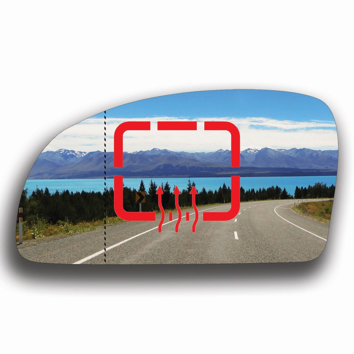 AGCP Spiegelglas Beheizt für Hyundai Getz 2002 - 2011