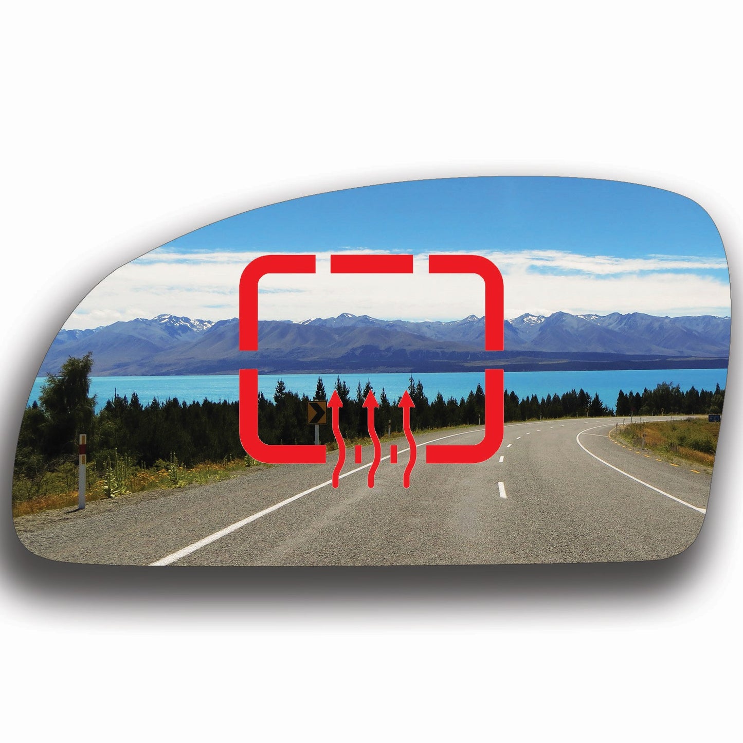 AGCP Spiegelglas Beheizt für Hyundai Getz 2002 - 2011