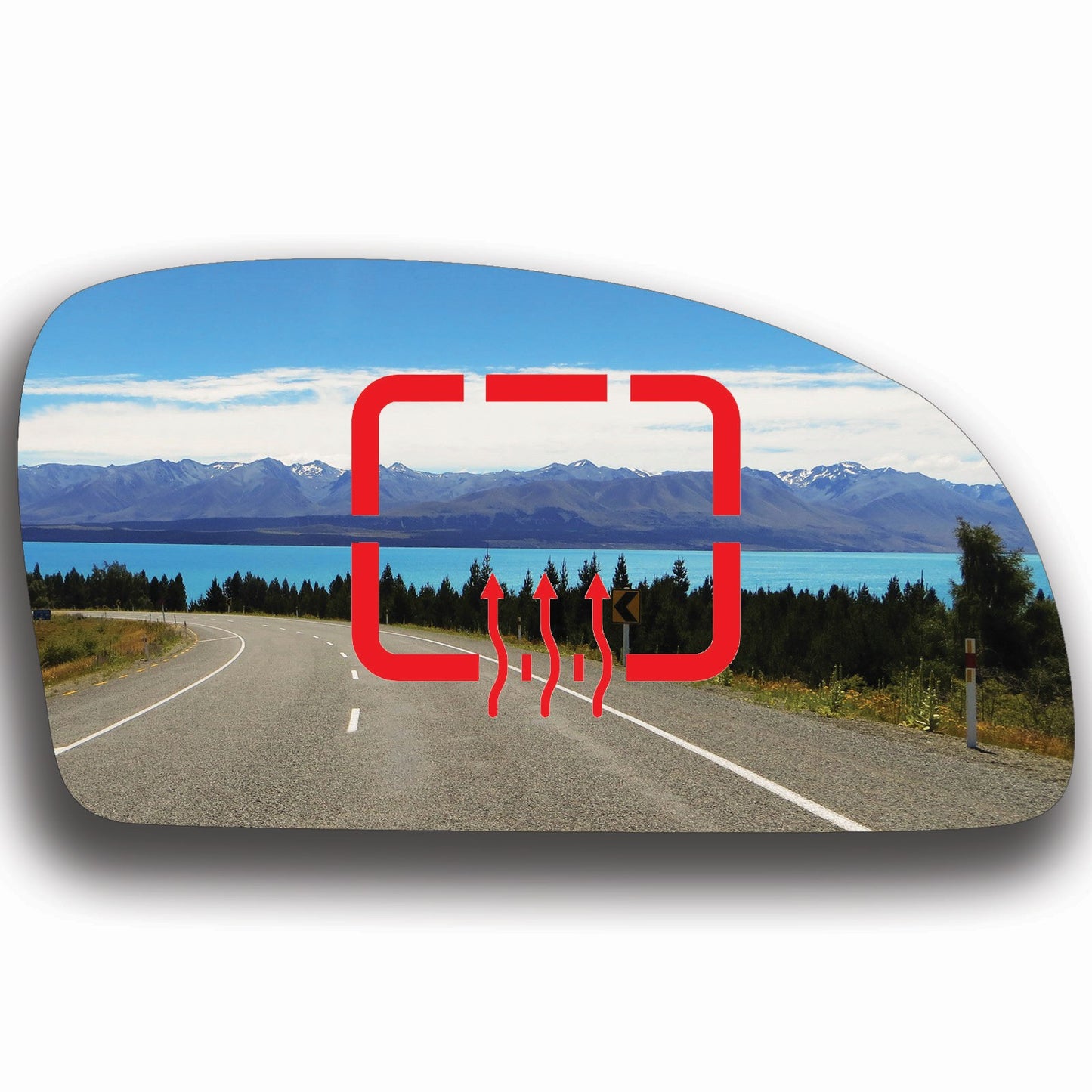 AGCP Spiegelglas Beheizt für Hyundai Getz 2002 - 2011