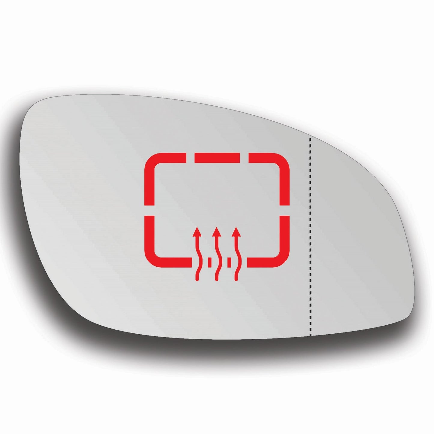 AGCP Spiegelglas Beheizt für Vauxhall Vectra C 2002 - 2008