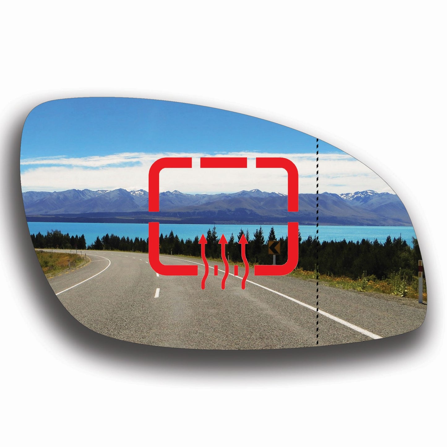 AGCP Spiegelglas Beheizt für Opel Signum 2003 - 2008