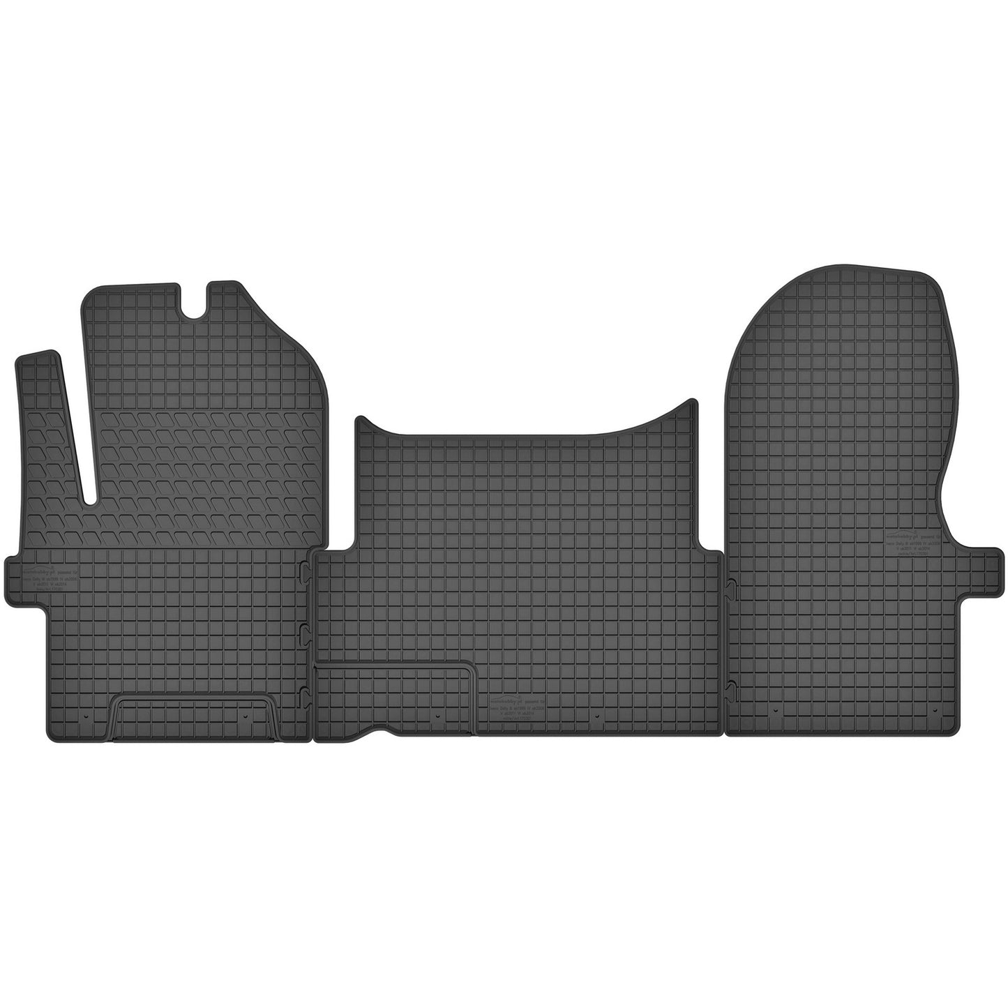 Motohobby Passform Gummi Fußmatten Set für Iveco Daily 6 2014 - 2019