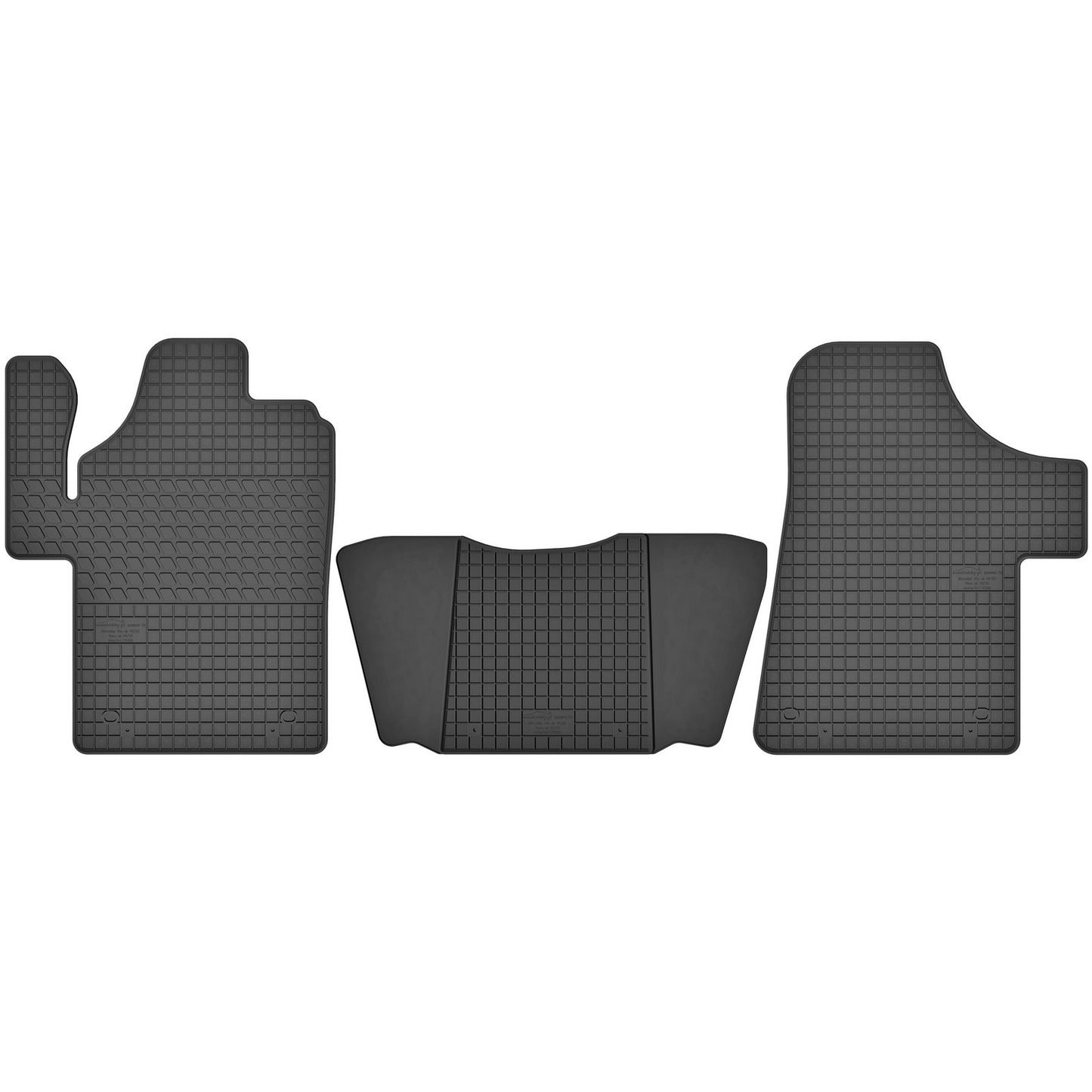 Motohobby Passform Gummi Fußmatten Set für Mercedes Viano W639 2003 - 2014