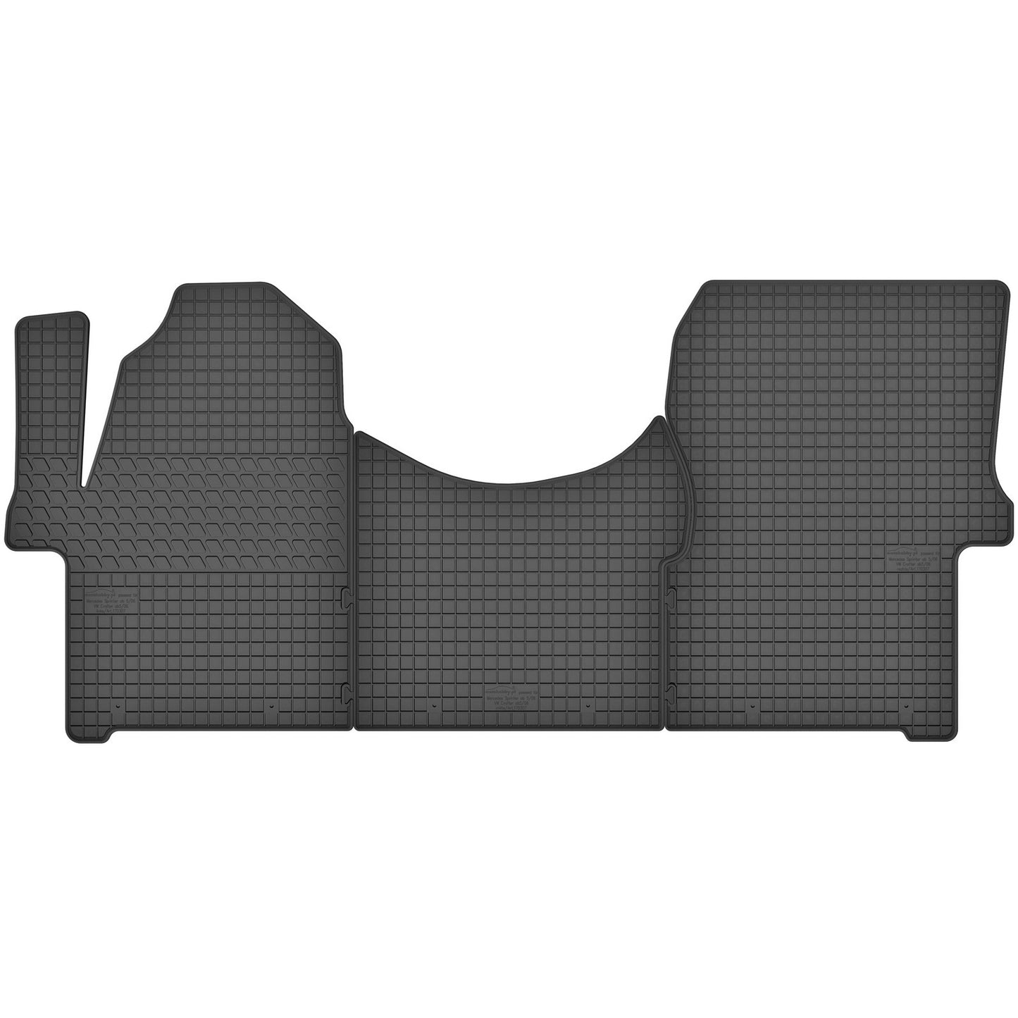 Motohobby Passform Gummi Fußmatten Set für Mercedes Sprinter 2006 - 2018