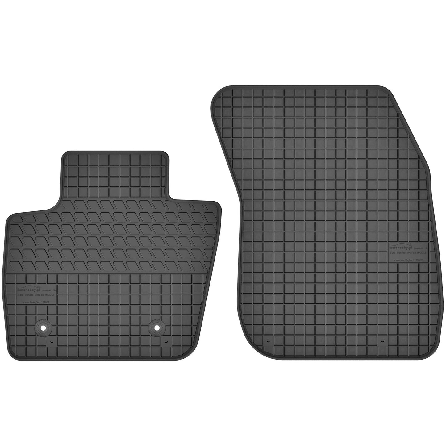 Motohobby Passform Gummi Fußmatten Set für Ford Mondeo 2014 - 2022