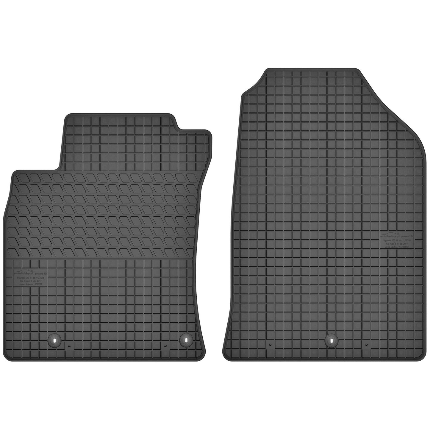Motohobby Passform Gummi Fußmatten Set für Kia Ceed 2018 - 2025