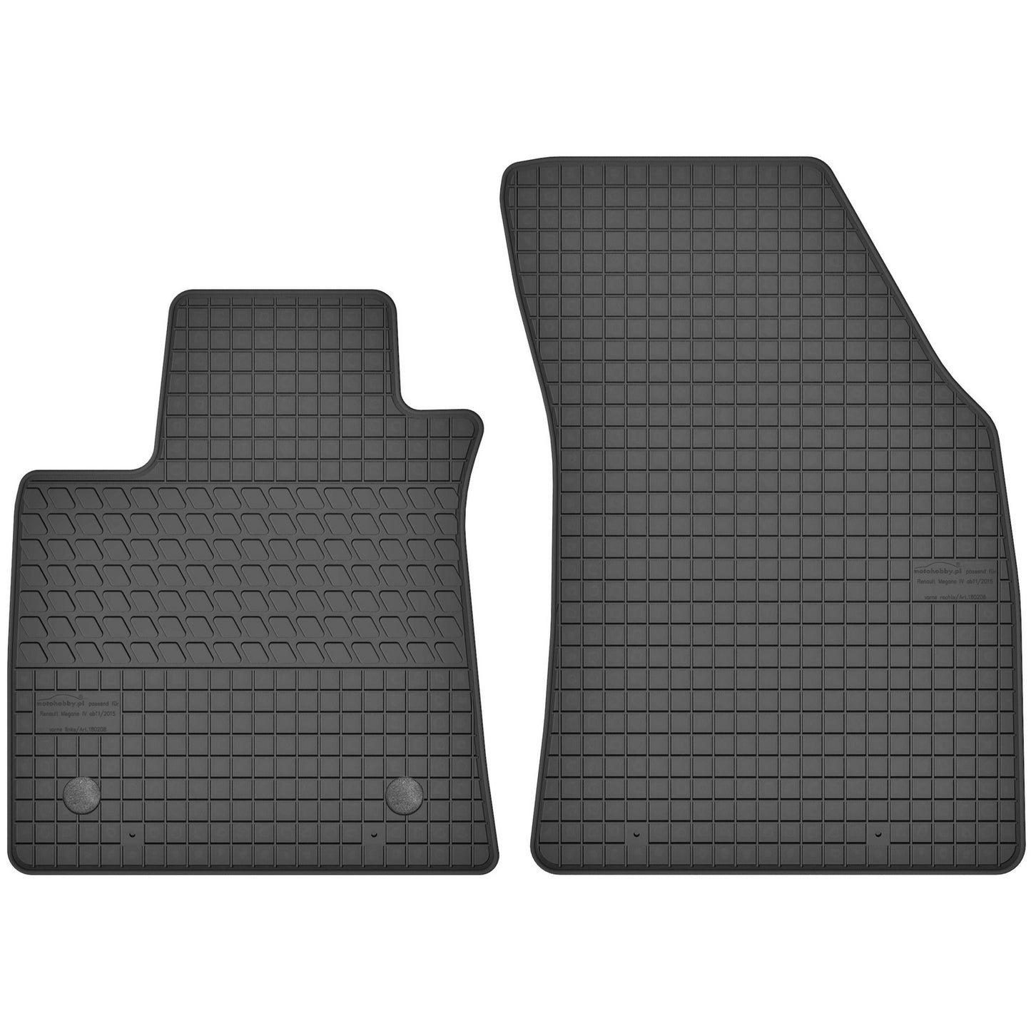 Motohobby Passform Gummi Fußmatten Set für Renault Megane 4 2016 - 2025