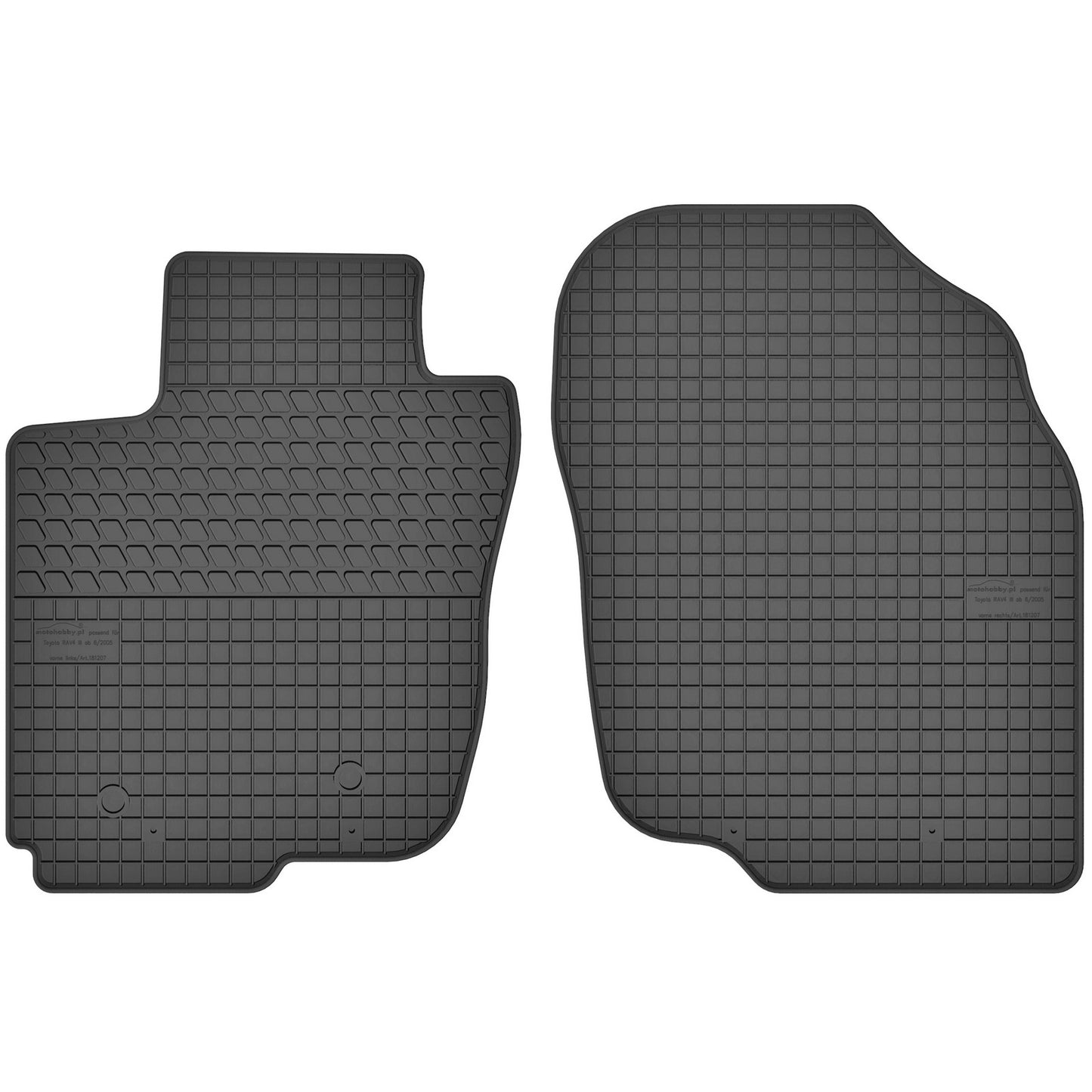 Motohobby Passform Gummi Fußmatten Set für Toyota RAV4 2005 - 2013