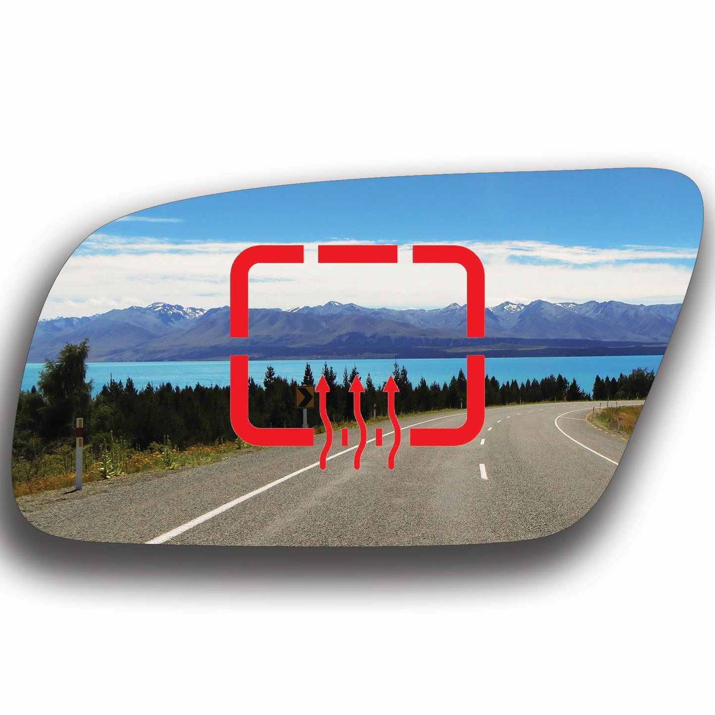 AGCP Spiegelglas Beheizt für Audi A6 C5 2000 - 2004