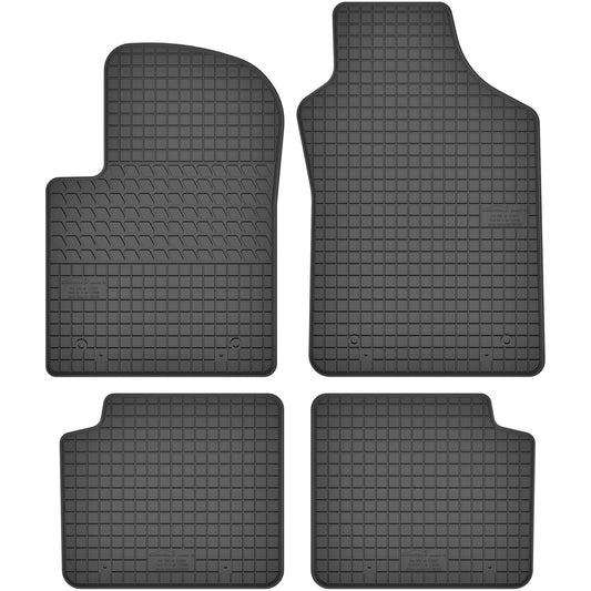 Motohobby Passform Gummi Fußmatten Set für Fiat 500 2007 - 2023