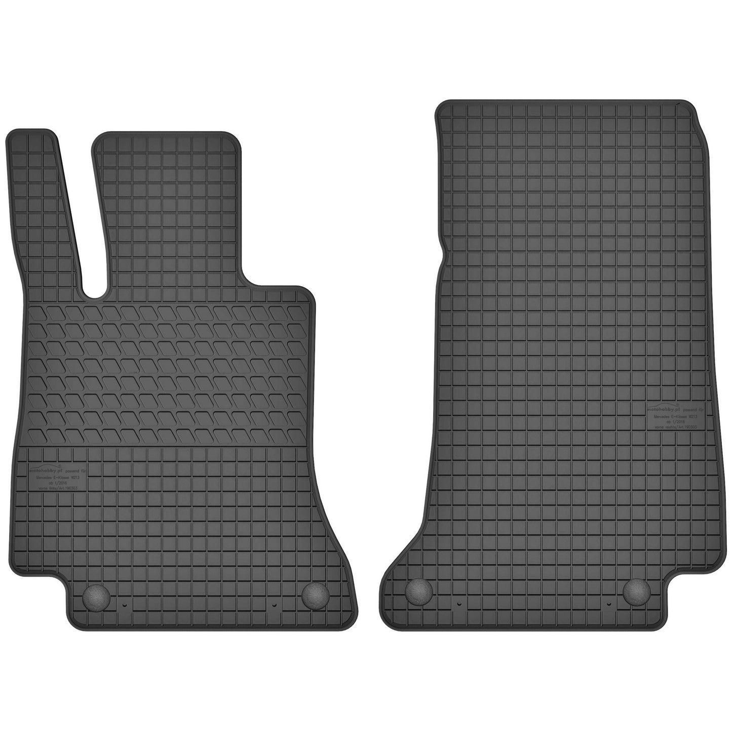 Motohobby Passform Gummi Fußmatten Set für Mercedes E W213 S213 2016 - 2023