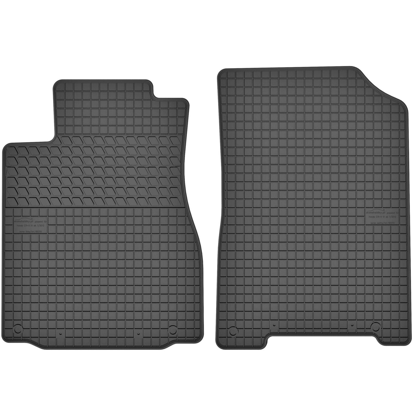 Motohobby Passform Gummi Fußmatten Set für Honda CR-V 2012 - 2018