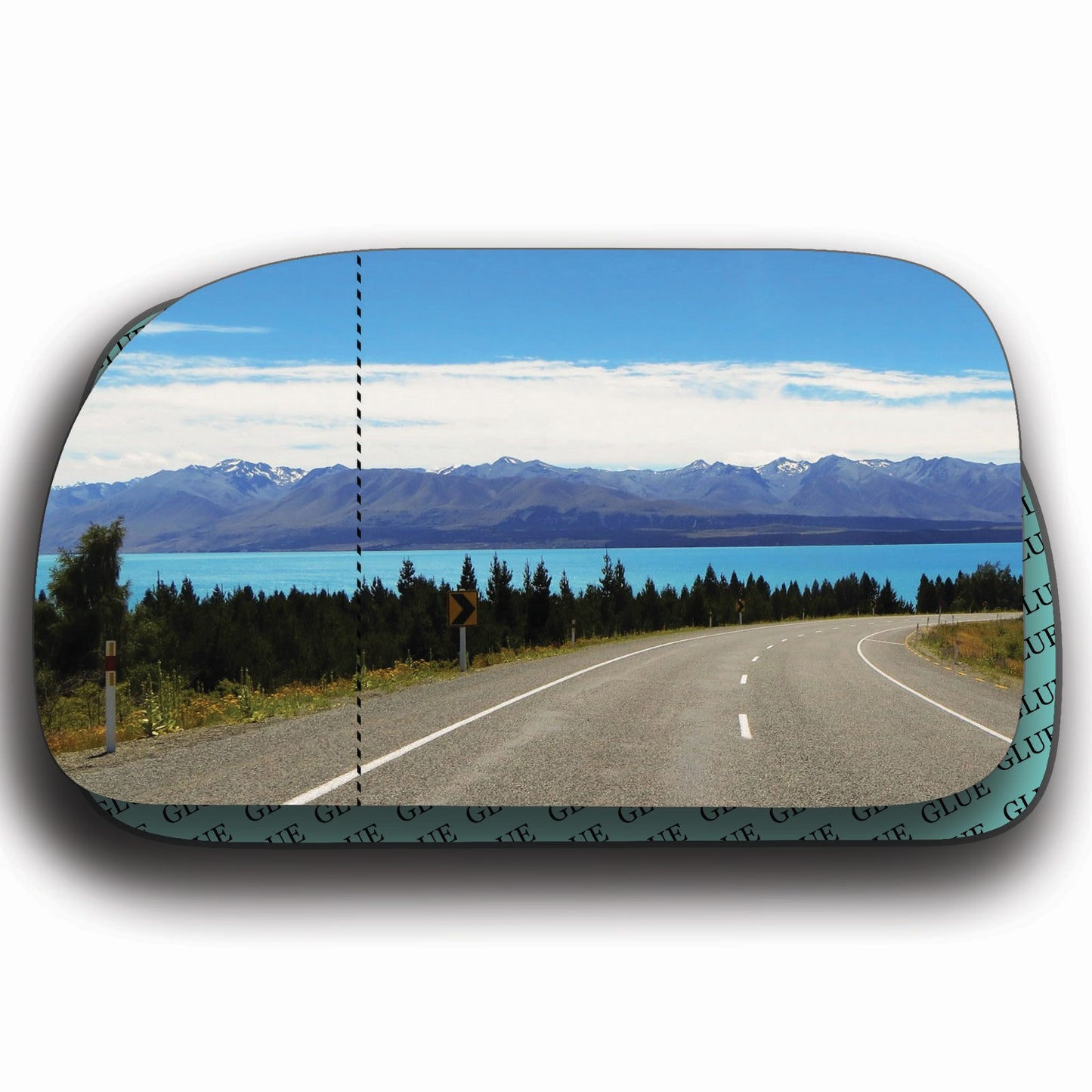 AGCP Spiegelglas für Mitsubishi Space Wagon 1991 - 1998