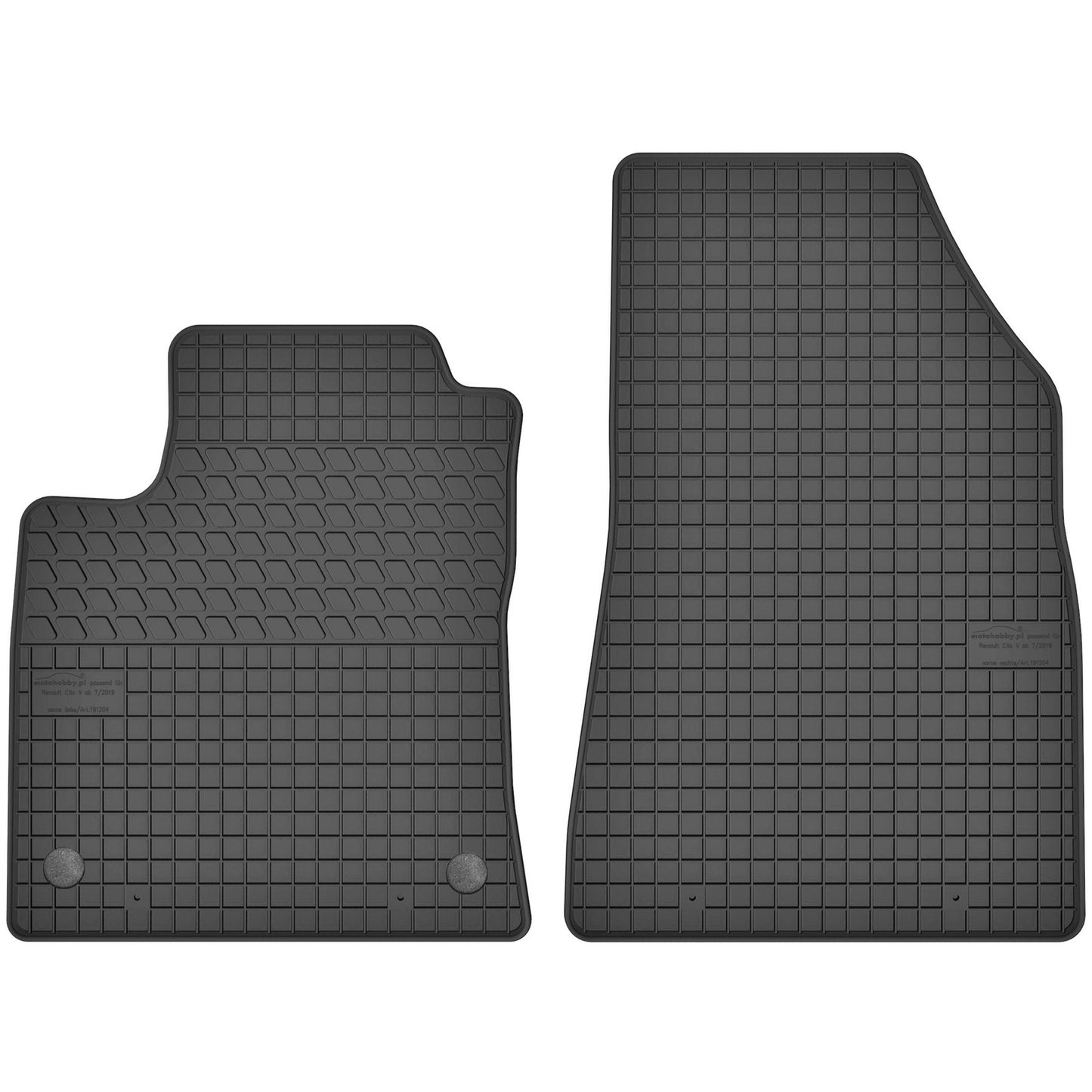Motohobby Passform Gummi Fußmatten Set für Renault Clio 5 2019 - 2025