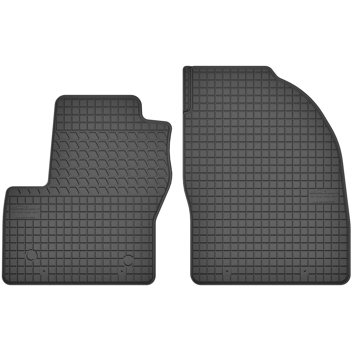 Motohobby Passform Gummi Fußmatten Set für Ford Tourneo Connect 2013 - 2022