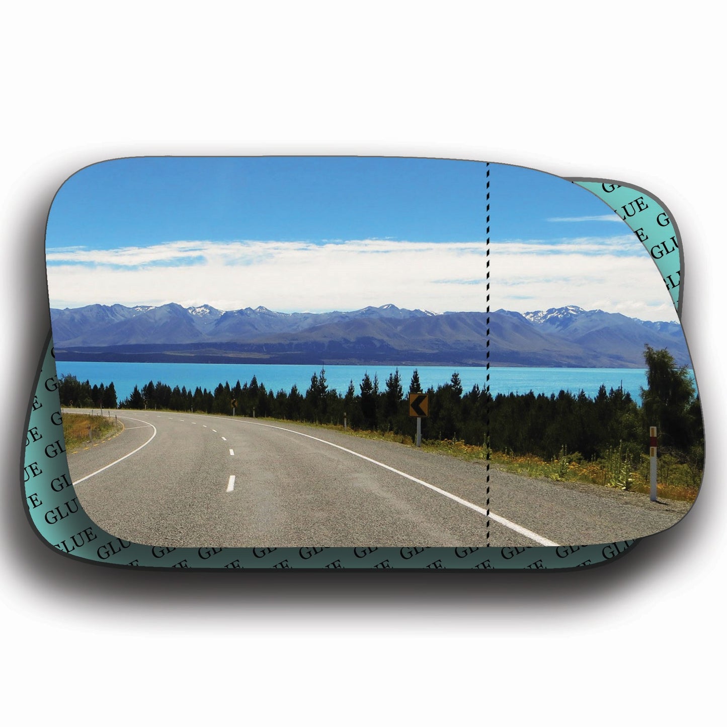 AGCP Spiegelglas für Mitsubishi Colt 1987 - 1992