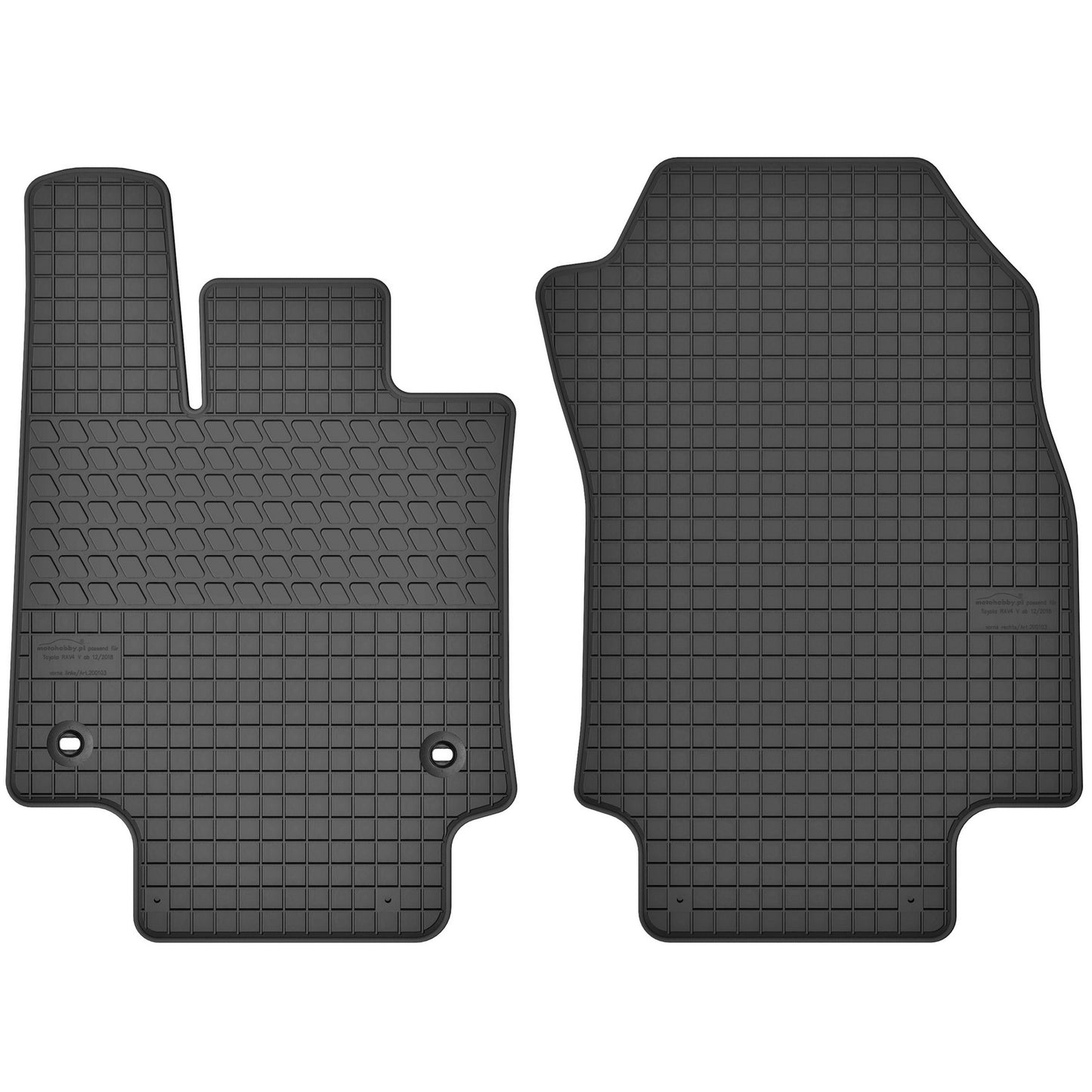 Motohobby Passform Gummi Fußmatten Set für Toyota RAV4 2019 - 2025