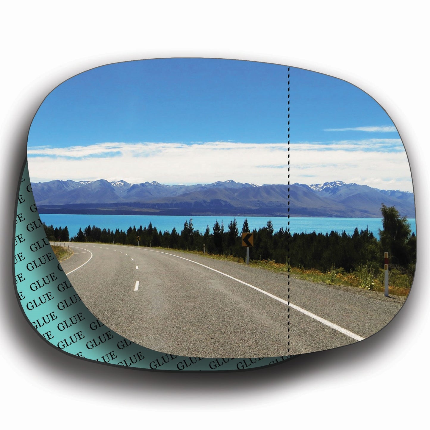 AGCP Spiegelglas für Toyota RAV4 1997 - 2000