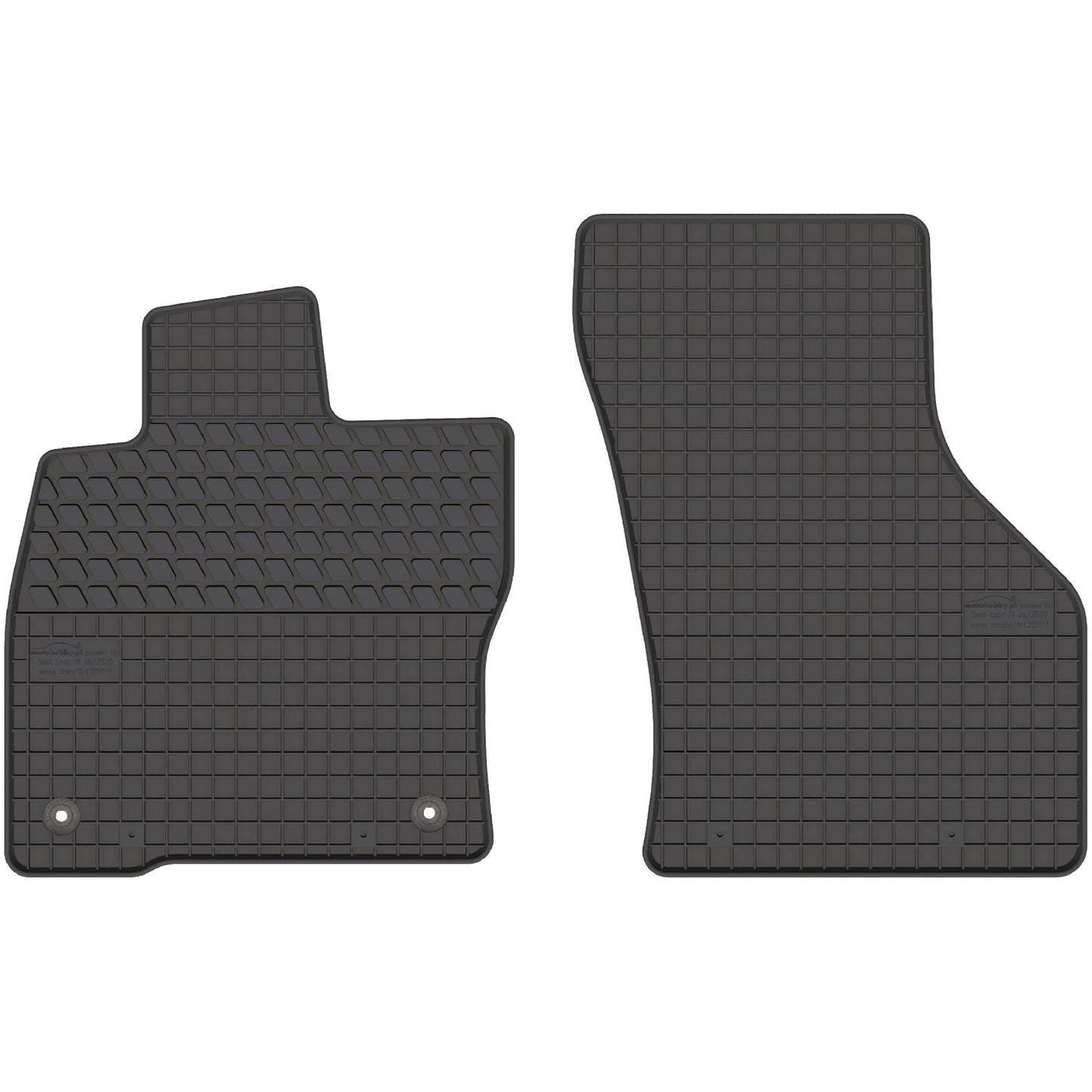 Motohobby Passform Gummi Fußmatten Set für Seat Leon 4 2020 - 2025